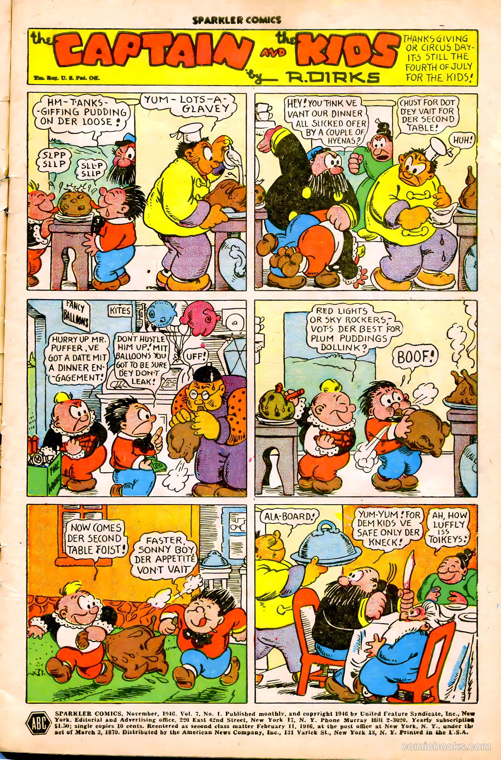 Sparkler Comics #61 (1948) — page 3 of 36
