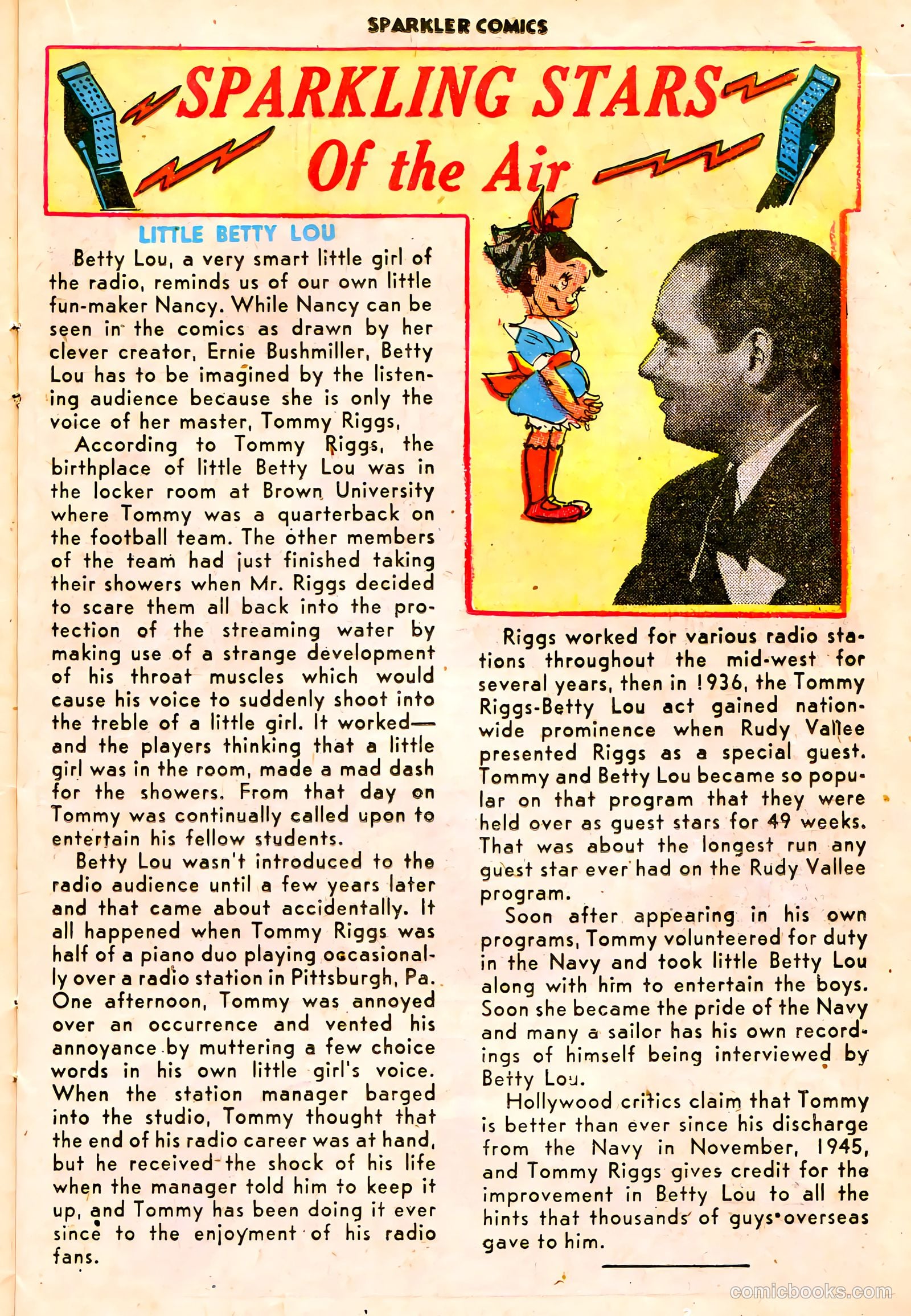 Sparkler Comics #61 (1948) — page 13 of 36