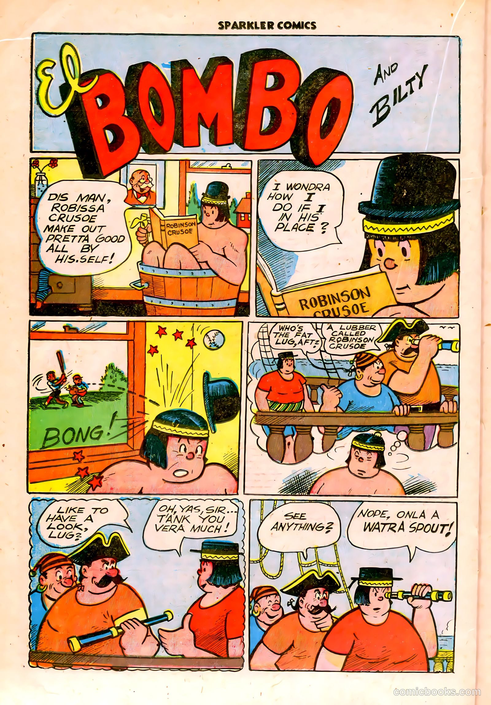 Sparkler Comics #61 (1948) — page 16 of 36