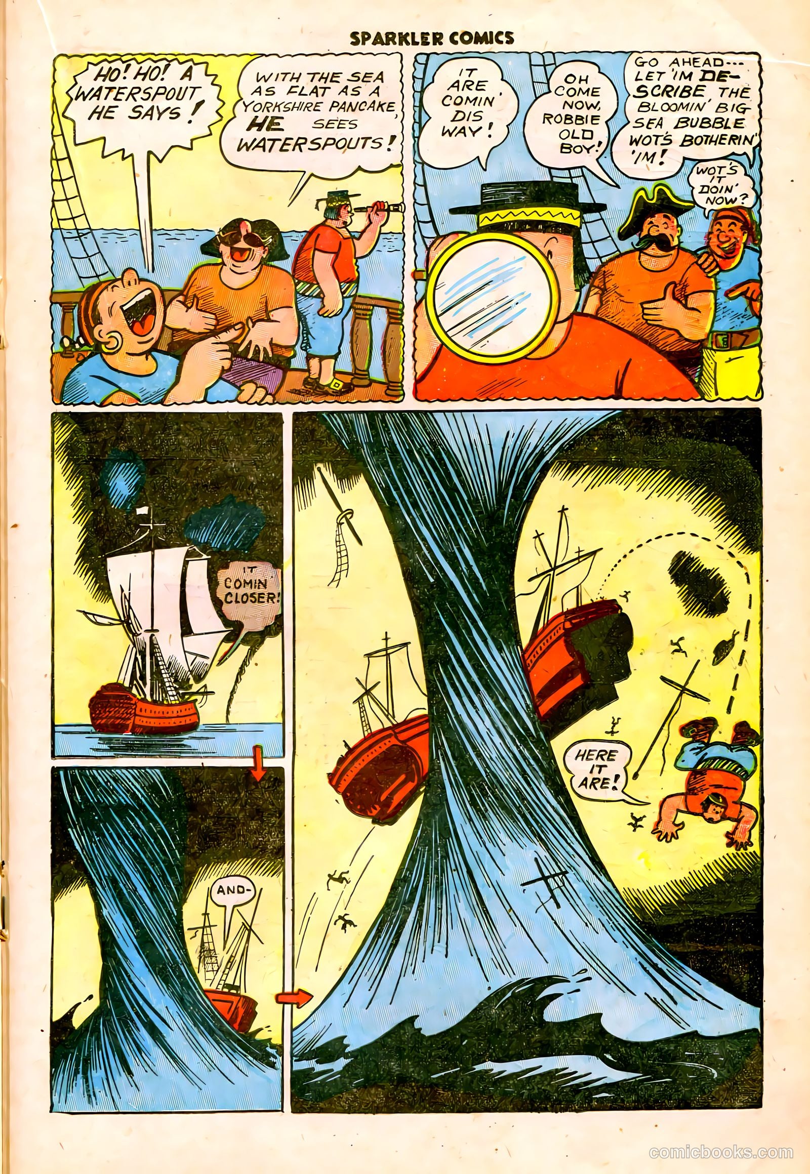 Sparkler Comics #61 (1948) — page 17 of 36