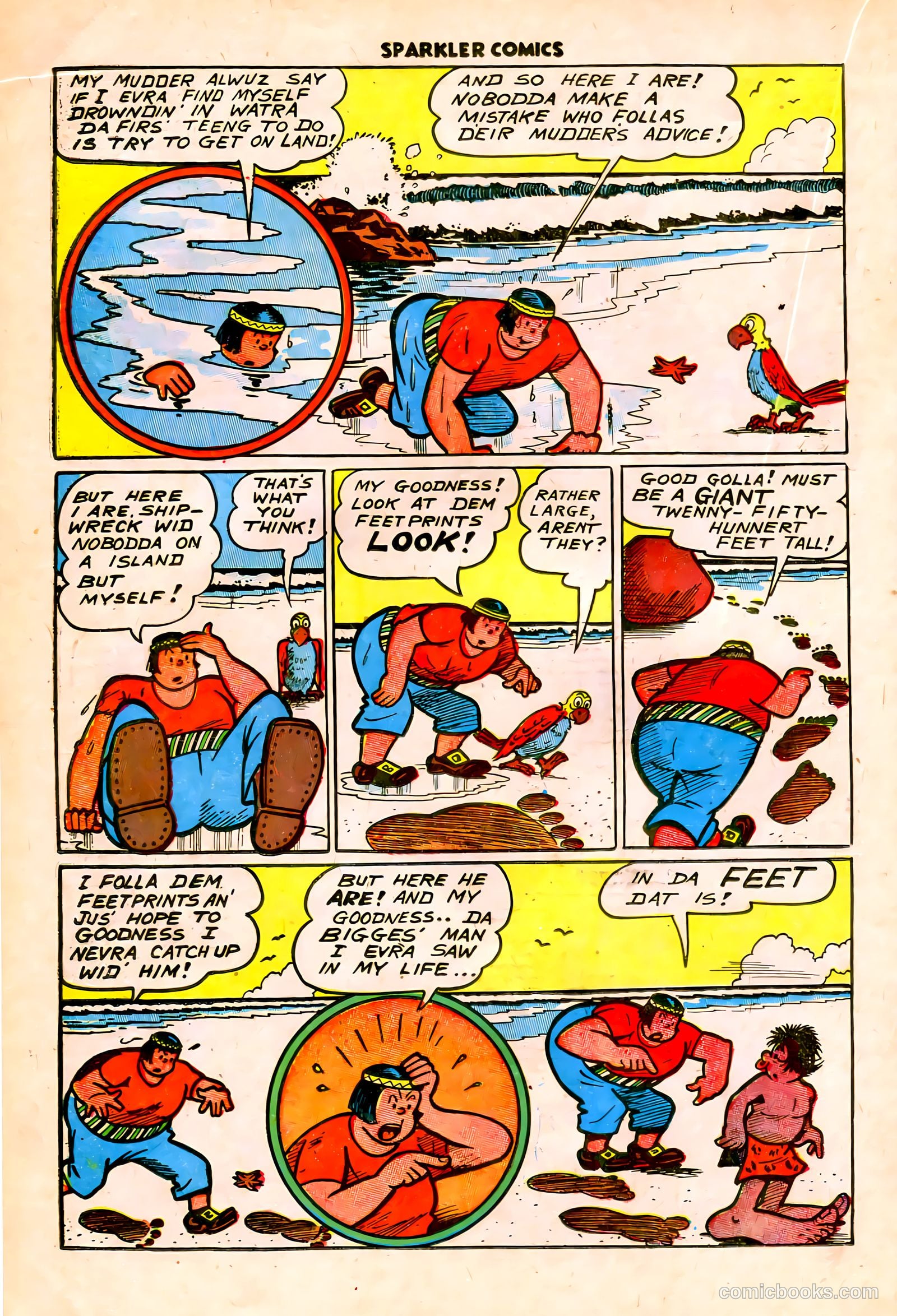 Sparkler Comics #61 (1948) — page 18 of 36