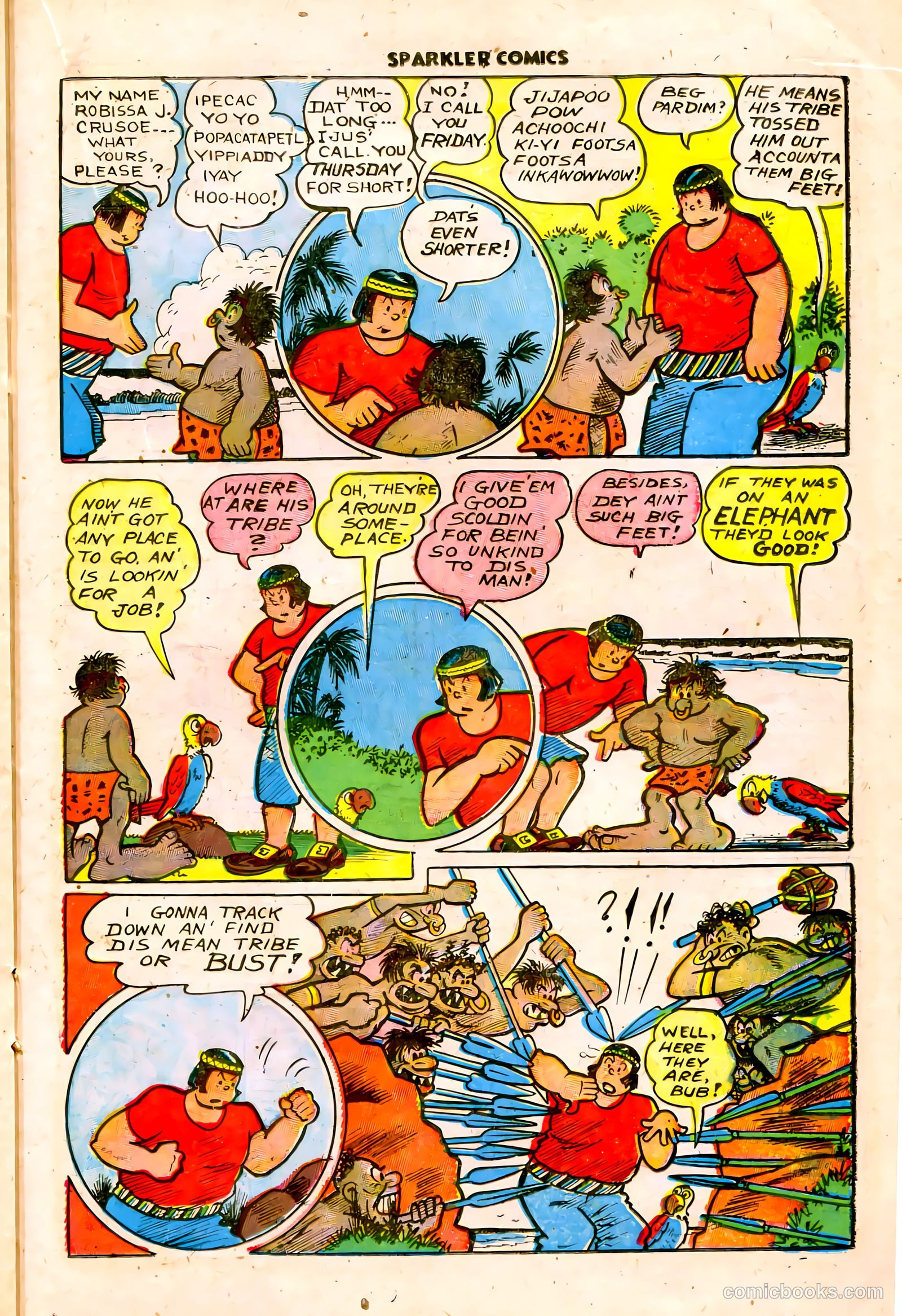 Sparkler Comics #61 (1948) — page 19 of 36