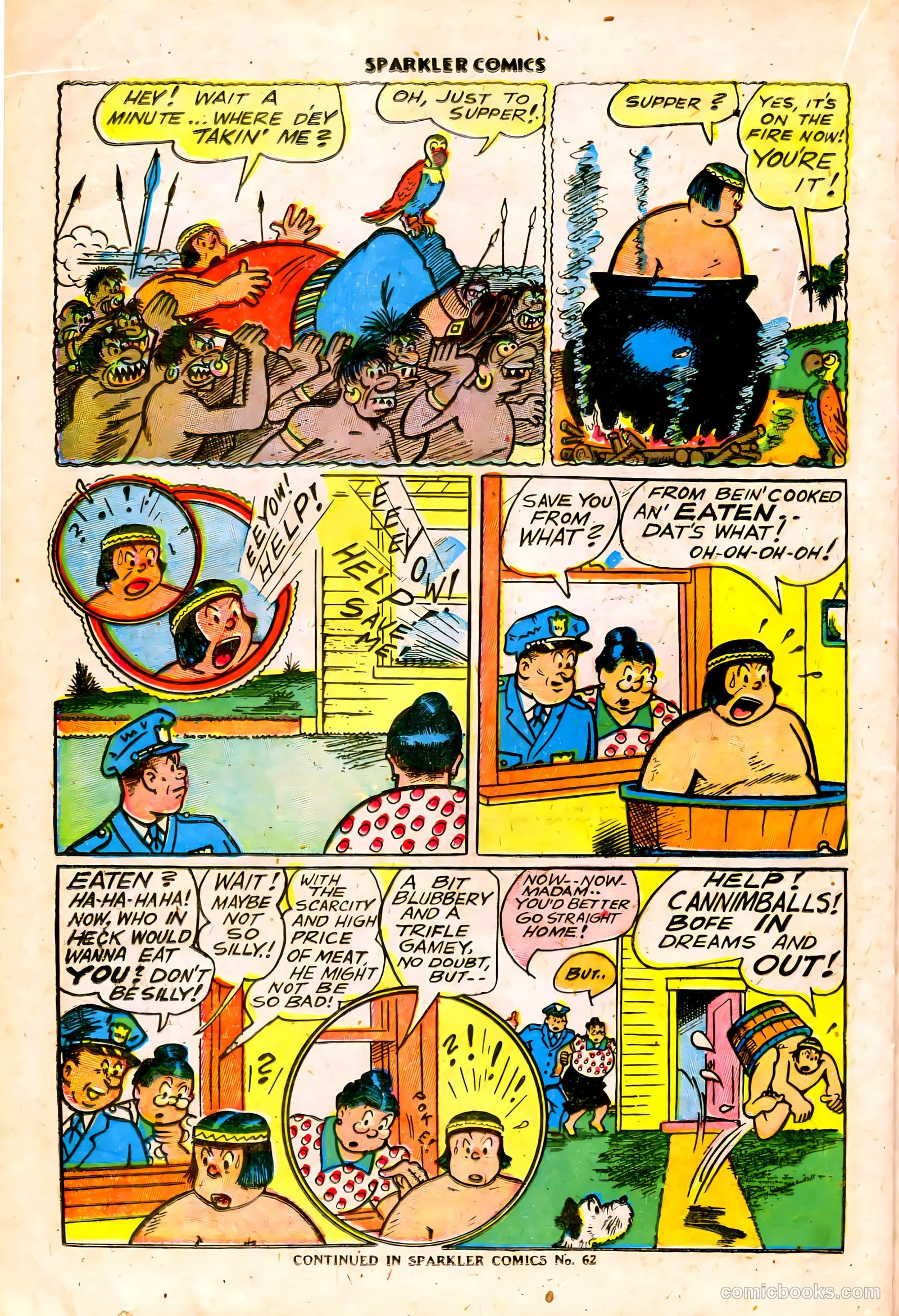 Sparkler Comics #61 (1948) — page 20 of 36