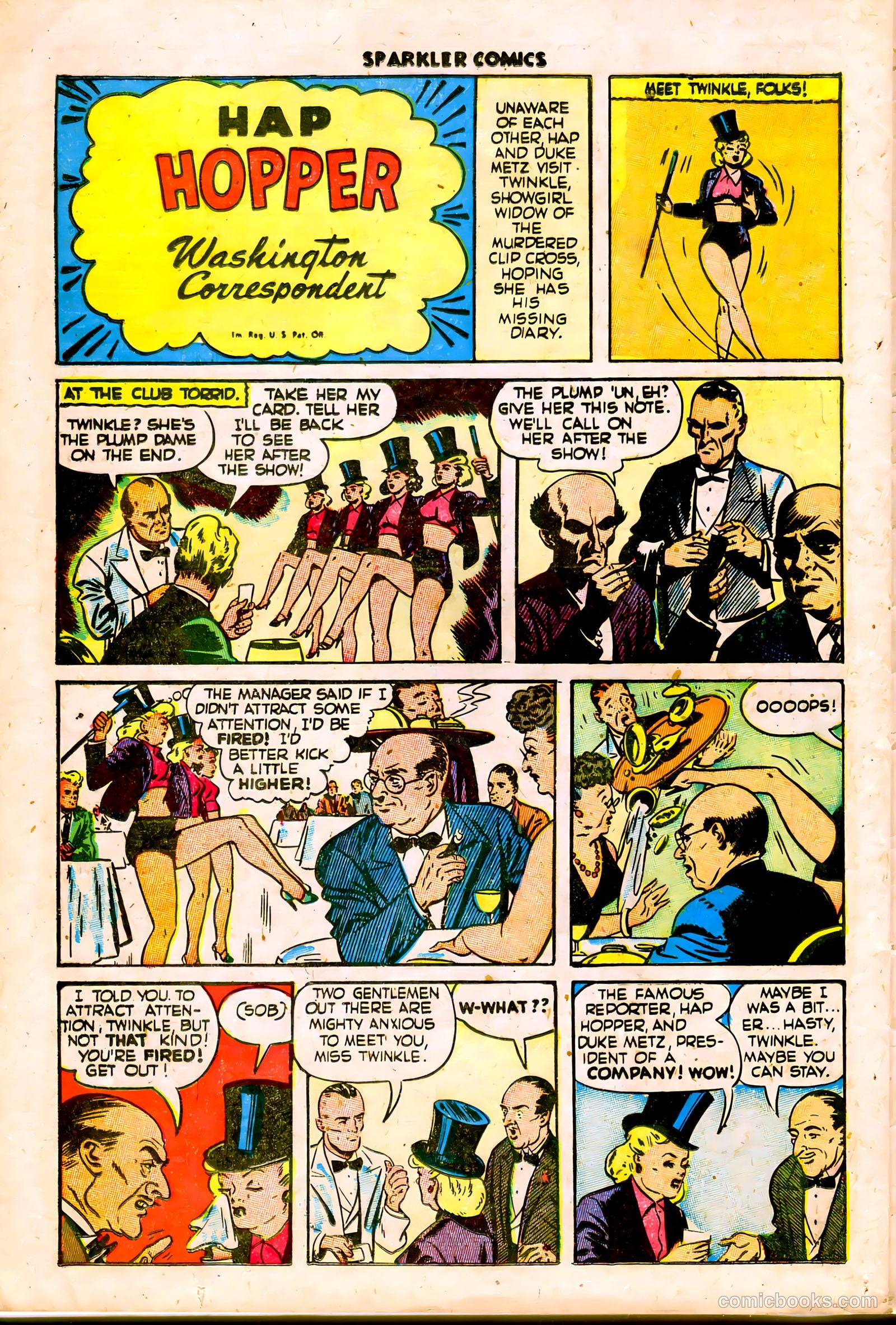 Sparkler Comics #61 (1948) — page 22 of 36