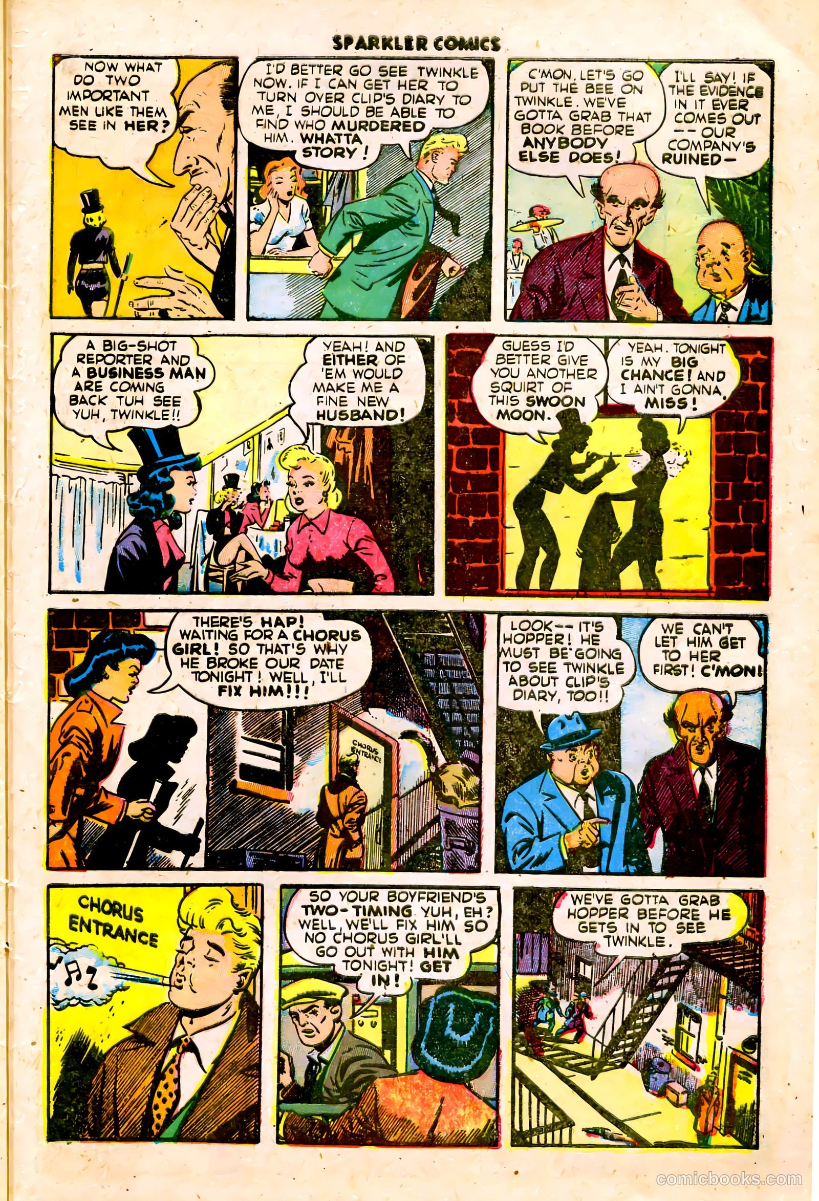 Sparkler Comics #61 (1948) — page 23 of 36