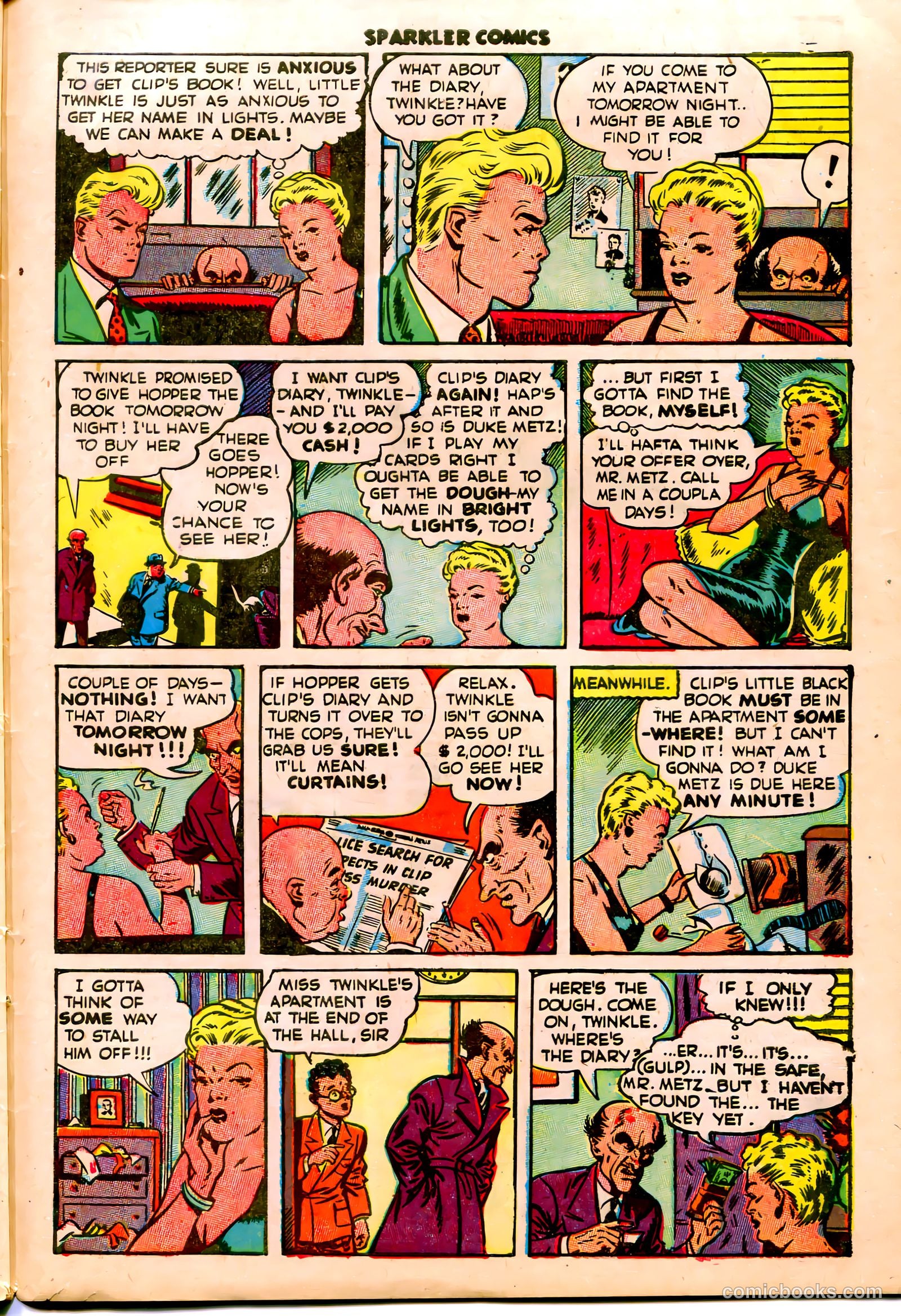 Sparkler Comics #61 (1948) — page 25 of 36