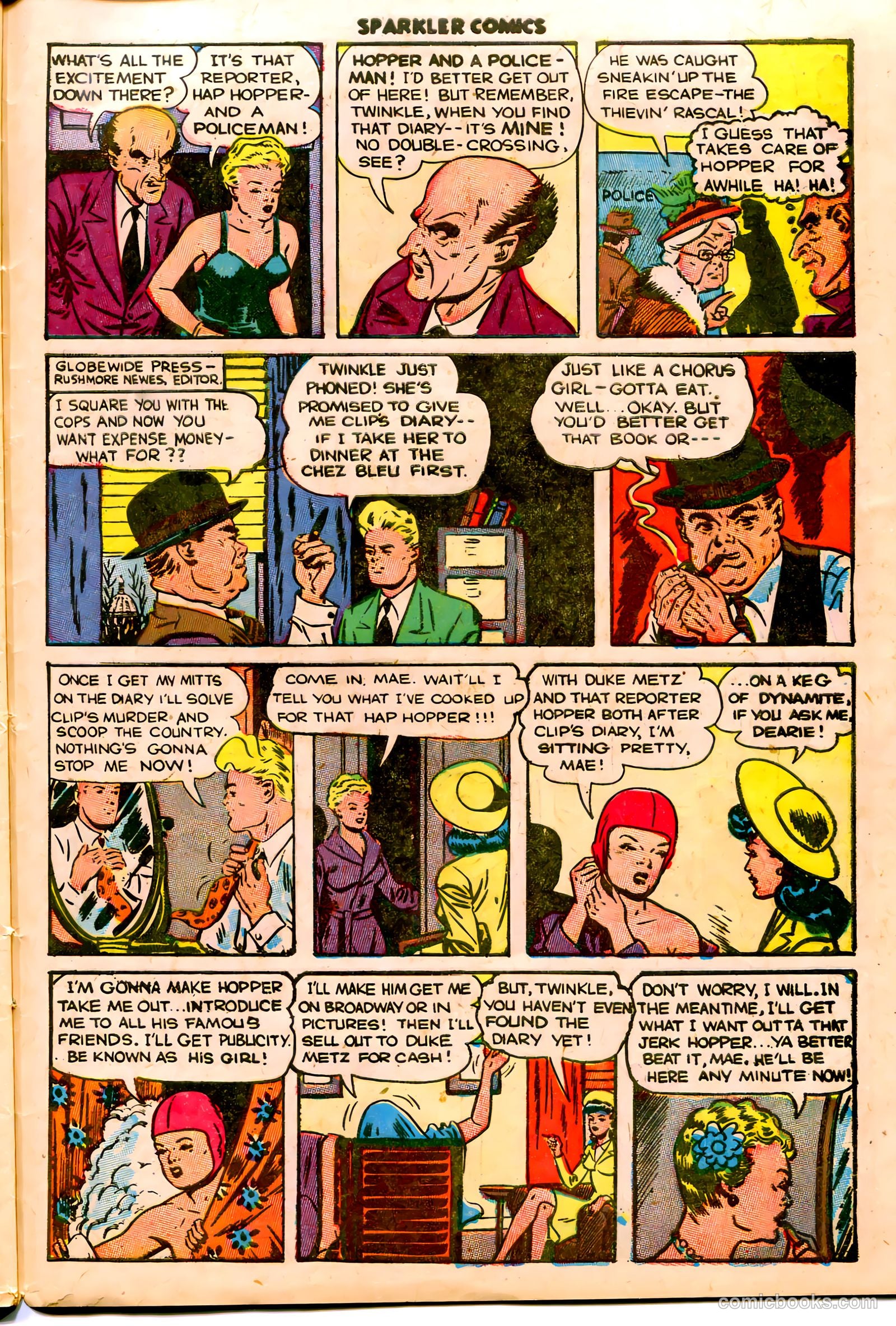 Sparkler Comics #61 (1948) — page 27 of 36