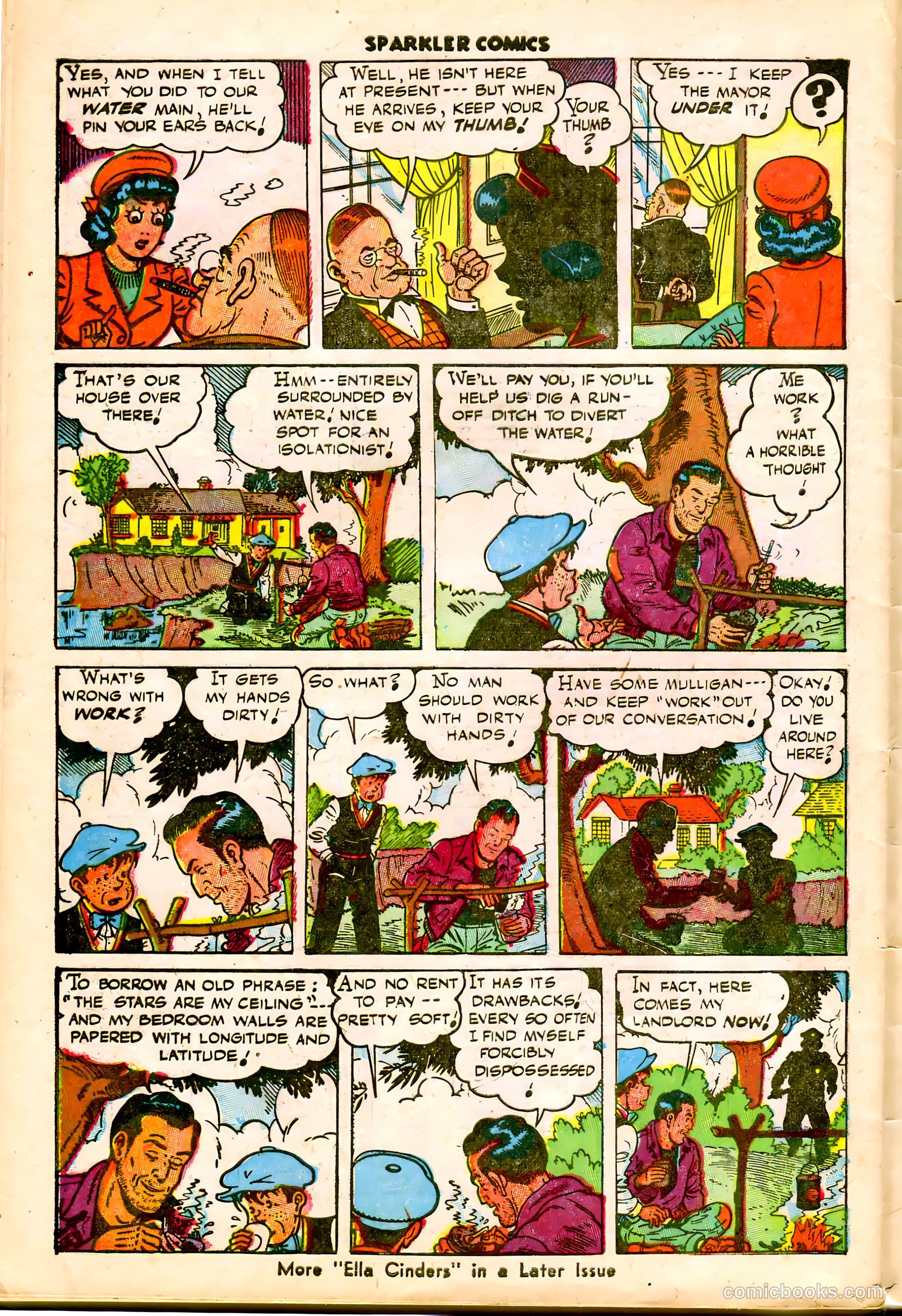 Sparkler Comics #61 (1948) — page 32 of 36