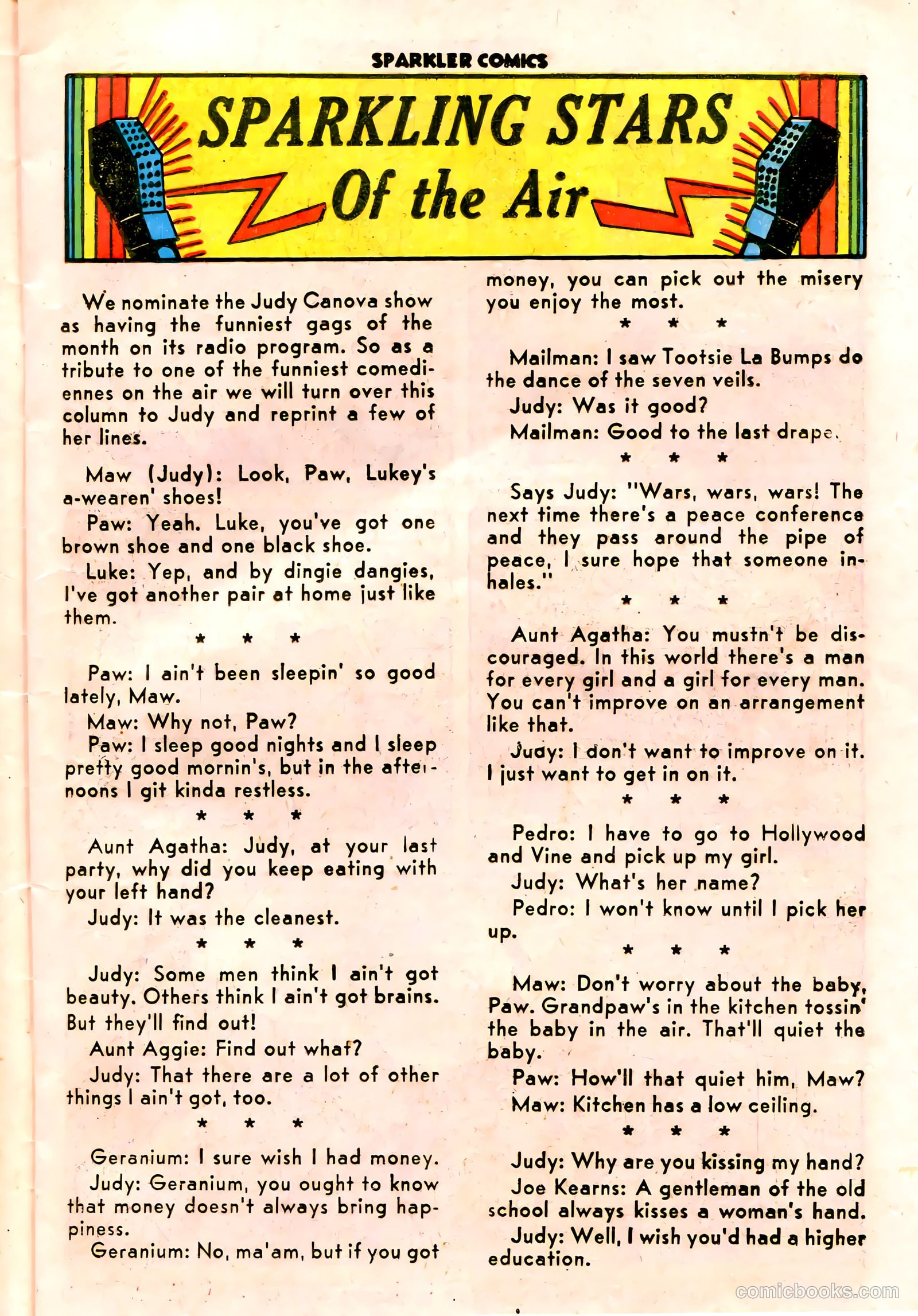 Sparkler Comics #69 (1948) — page 4 of 31