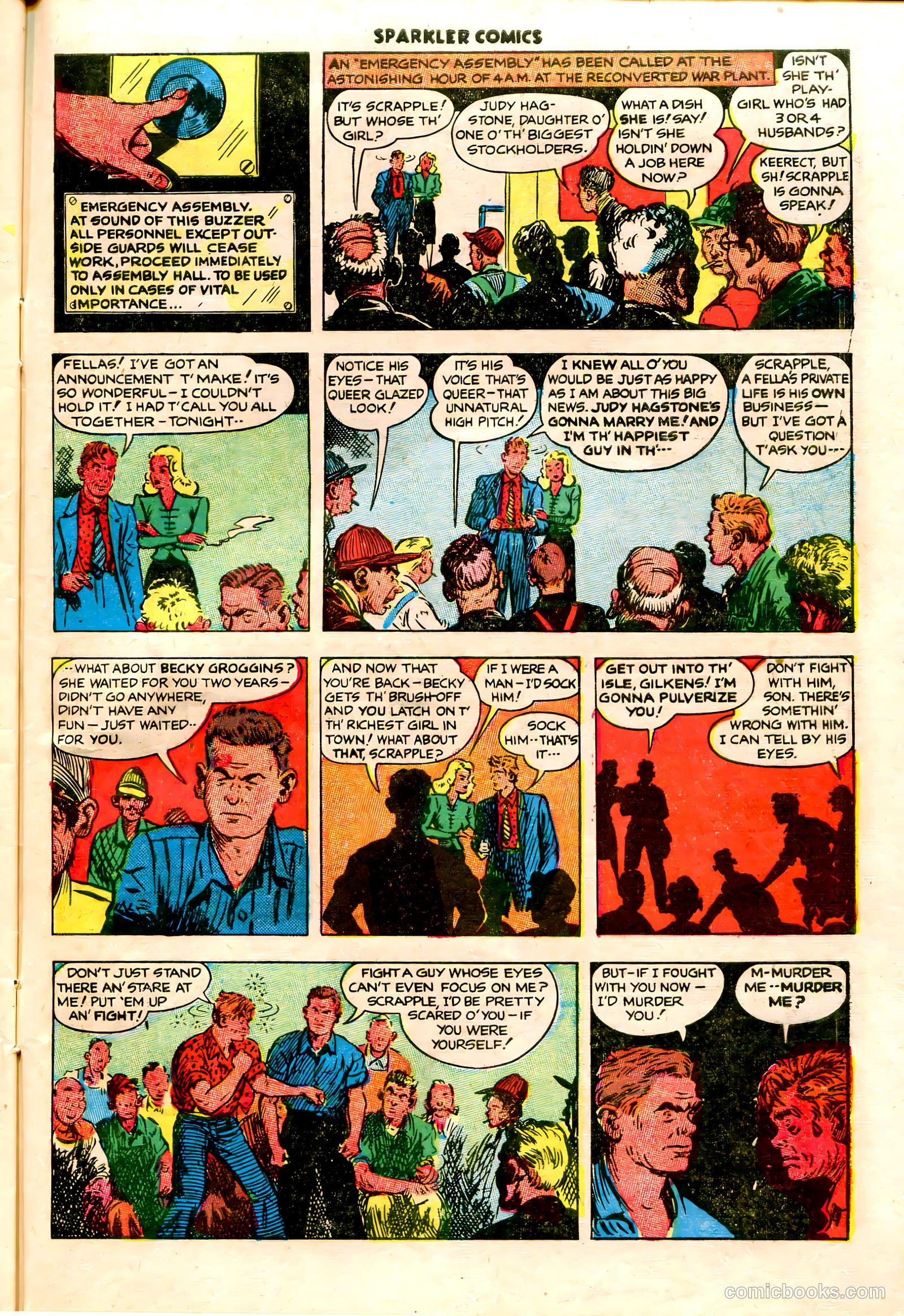 Sparkler Comics #69 (1948) — page 20 of 31