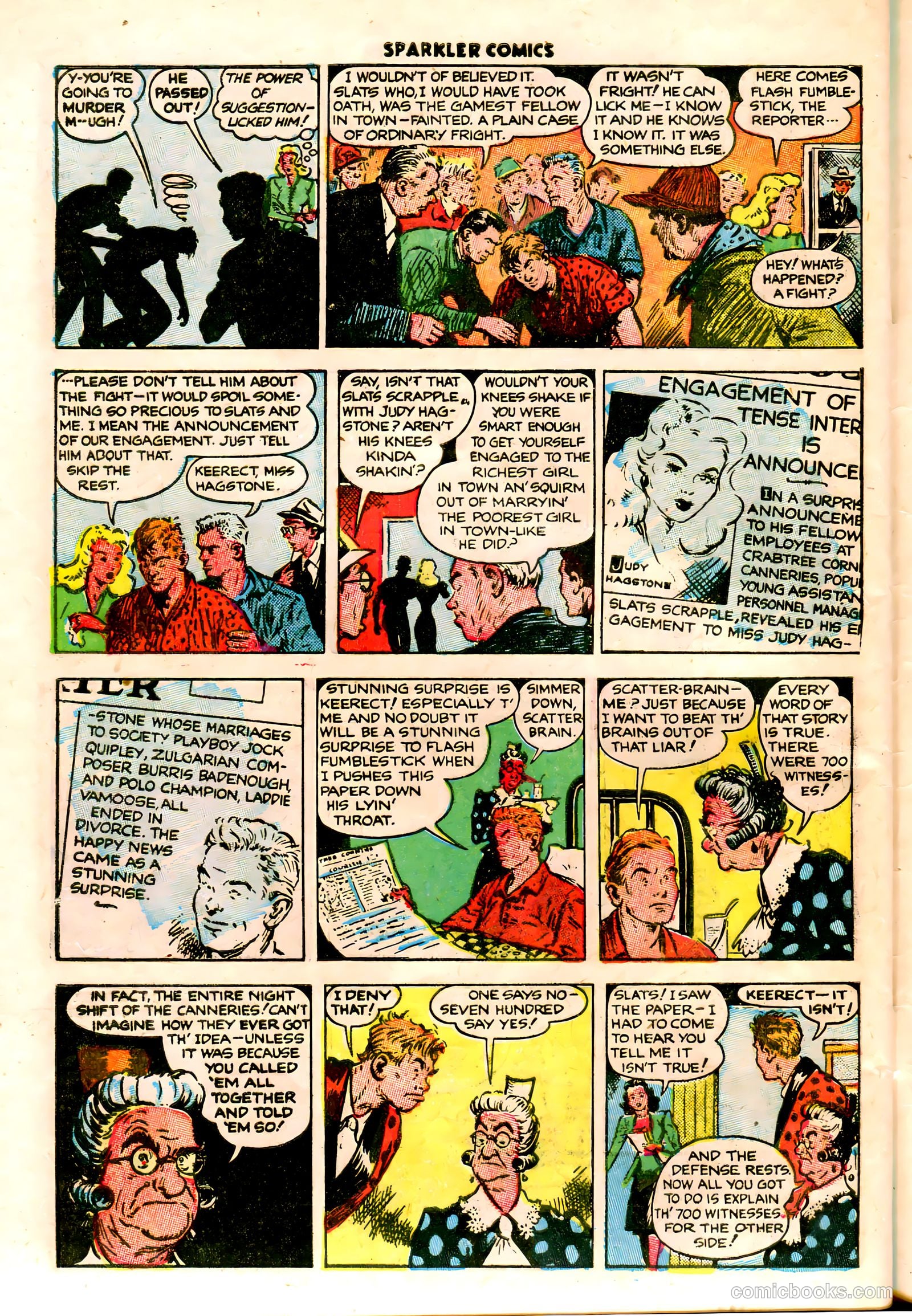Sparkler Comics #69 (1948) — page 21 of 31