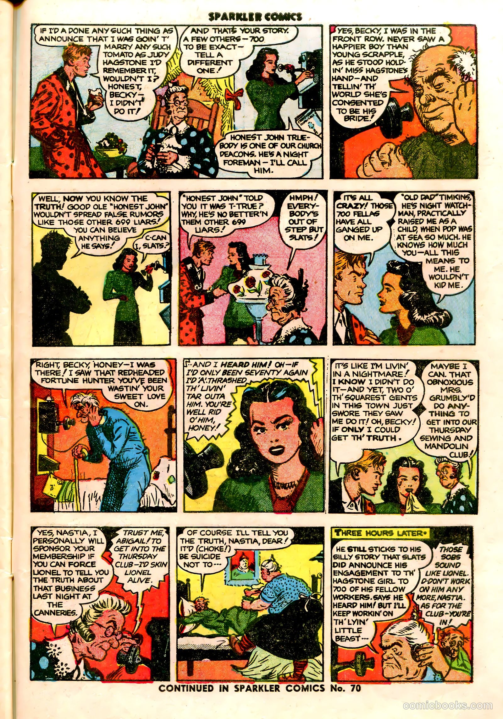 Sparkler Comics #69 (1948) — page 22 of 31