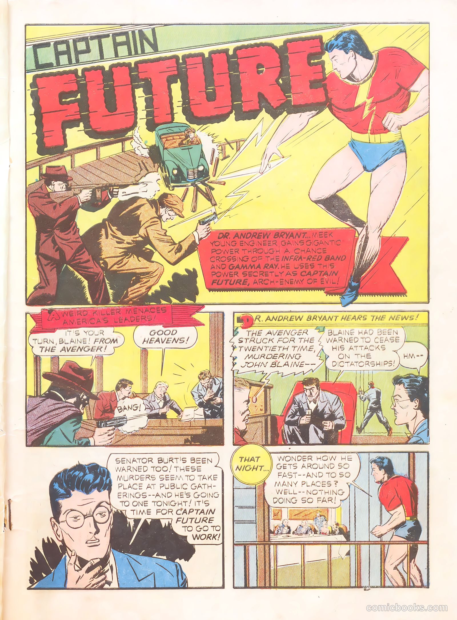 Startling Comics #9 (1940) — page 3 of 68