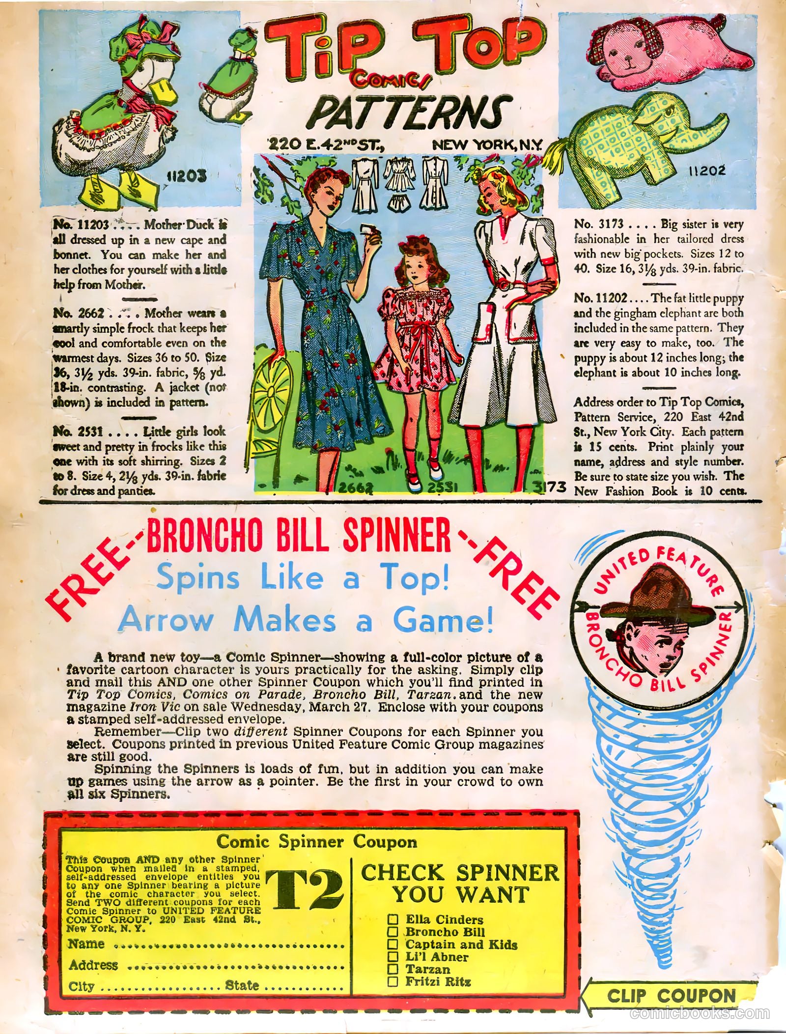 Tip Top Comics #49 (1936) — page 53 of 53
