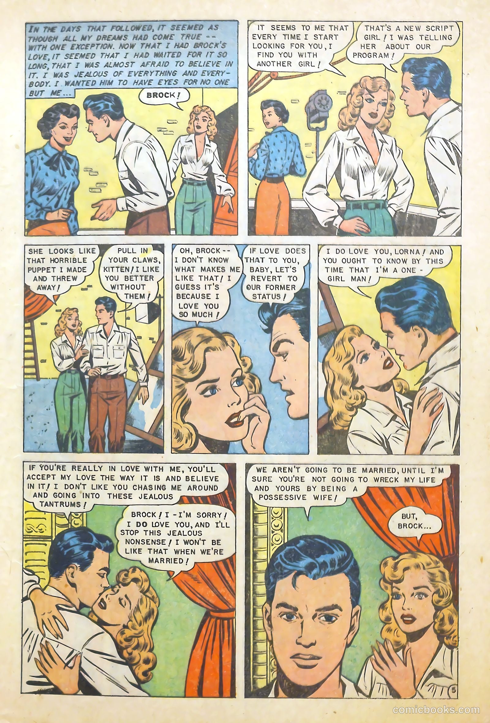 Complete Love Magazine #165 (1951) — page 7 of 36