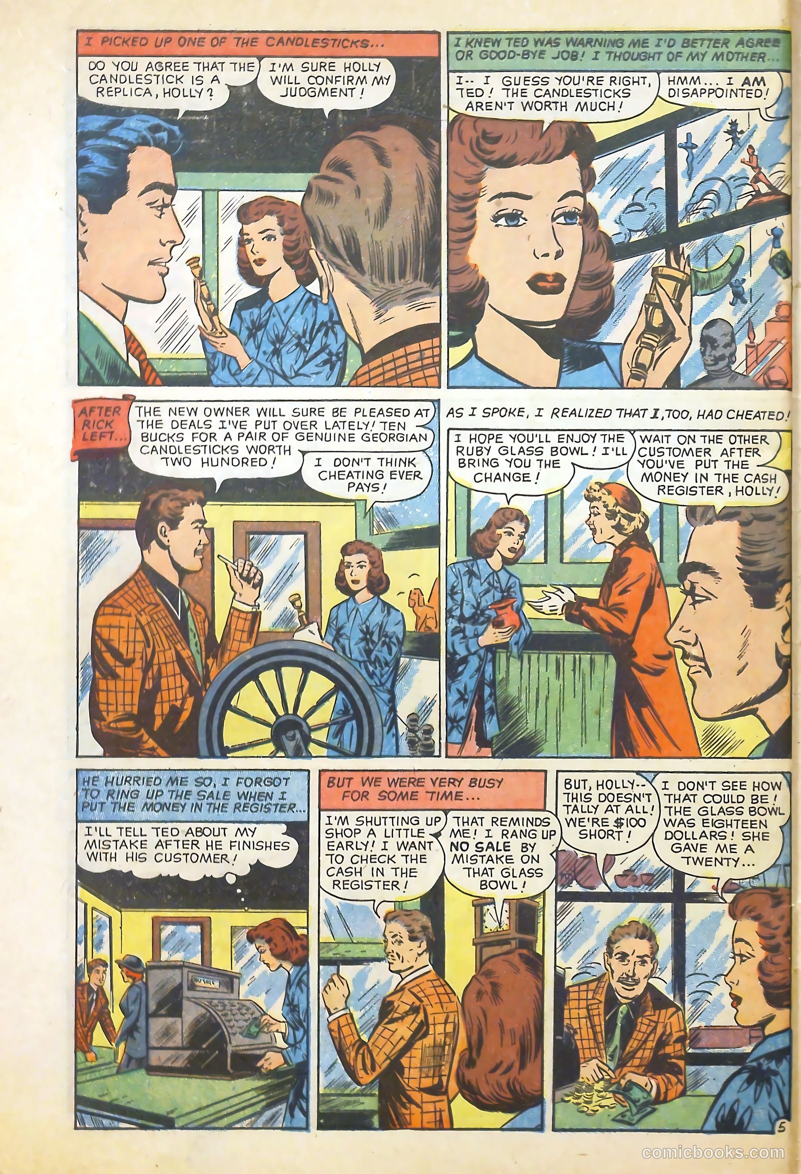 Complete Love Magazine #165 (1951) — page 32 of 36