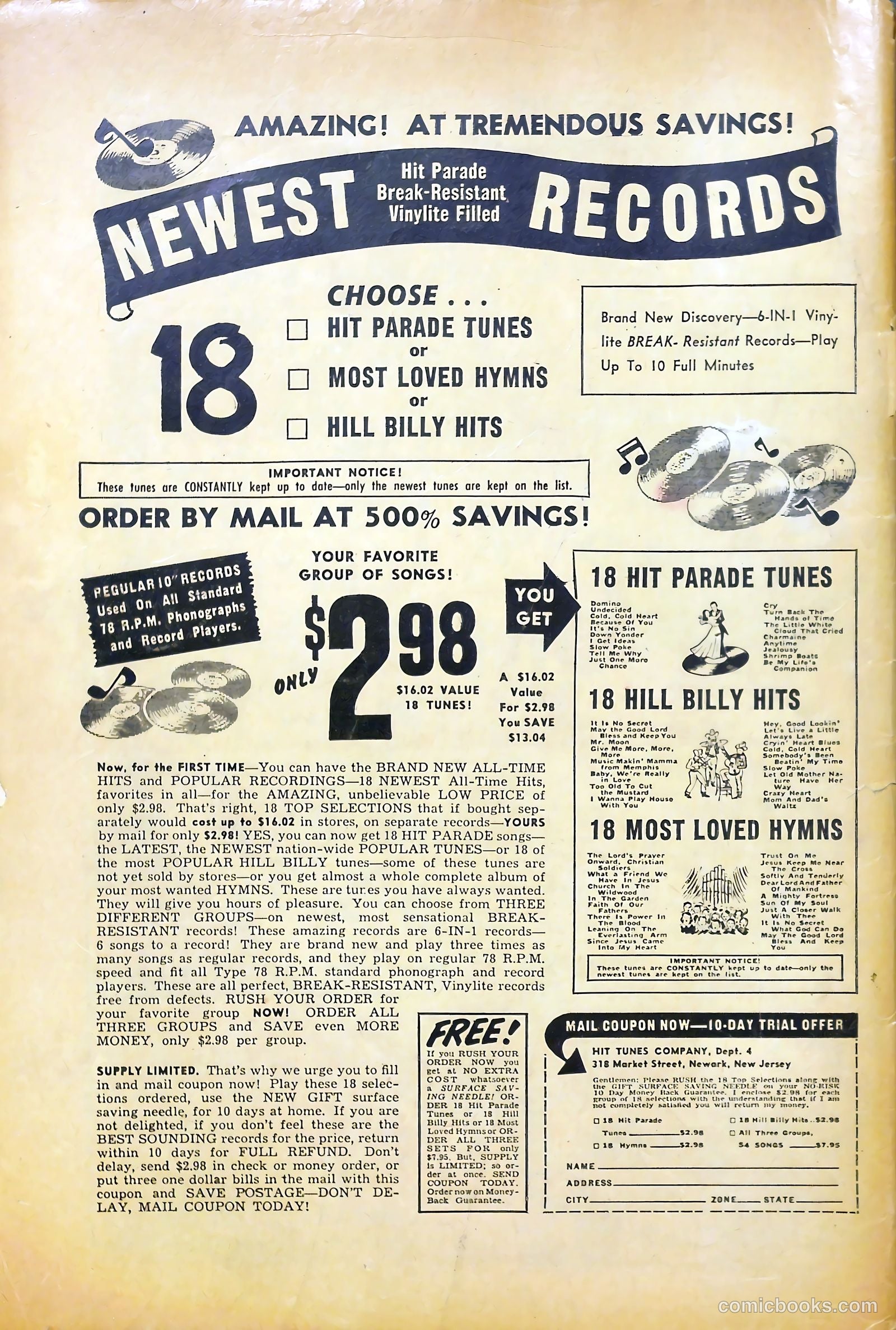 Complete Love Magazine #165 (1951) — page 36 of 36