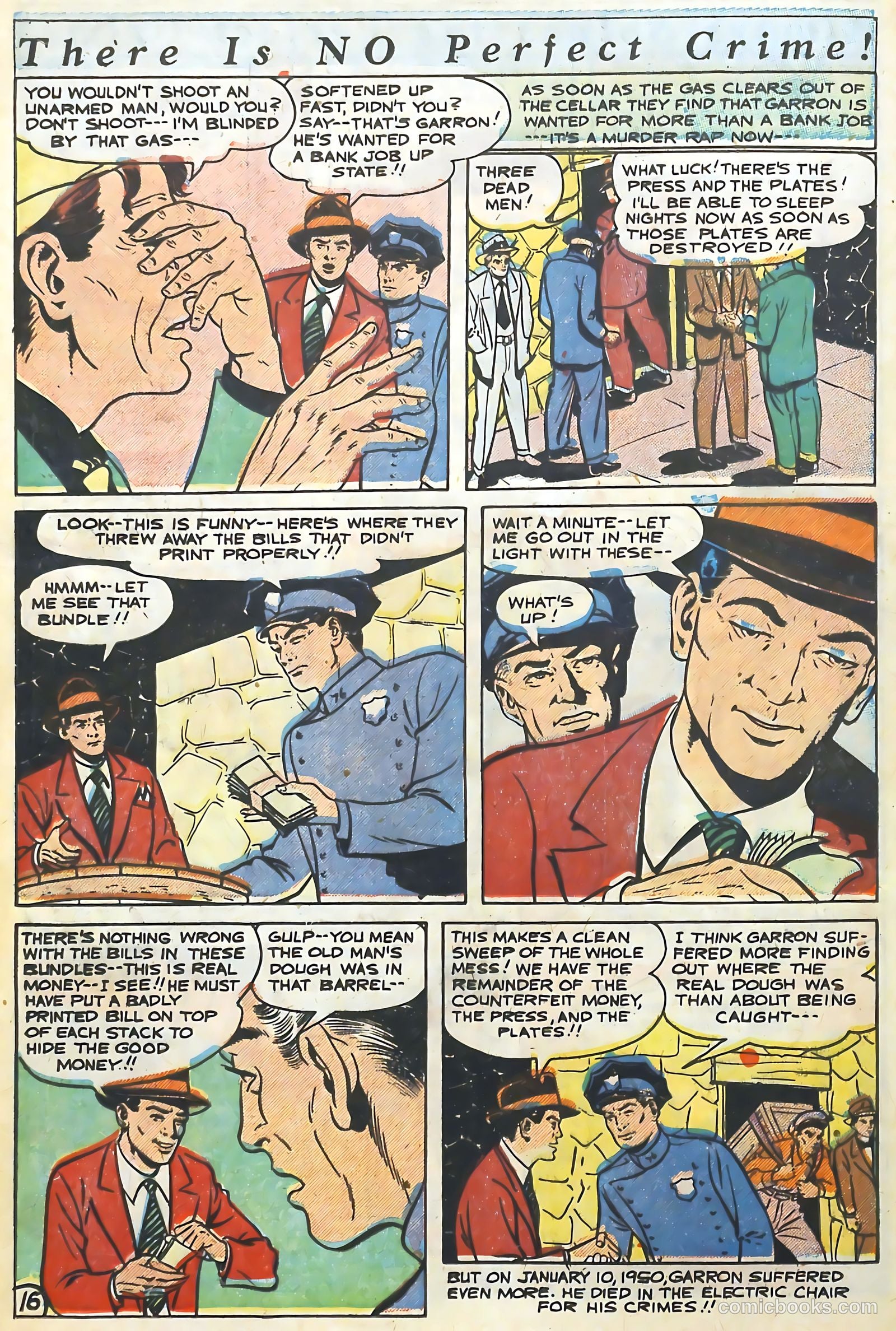The Perfect Crime #3 (1951) — page 16 of 52