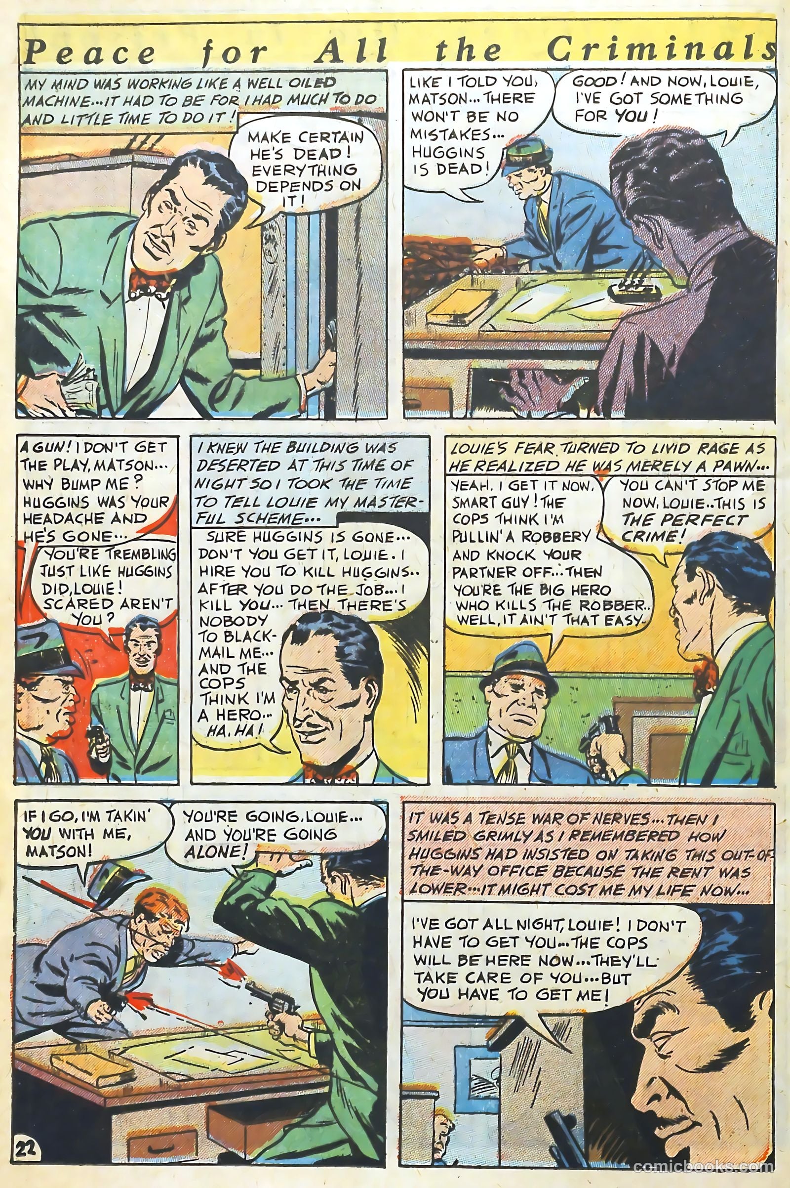 The Perfect Crime #3 (1951) — page 22 of 52