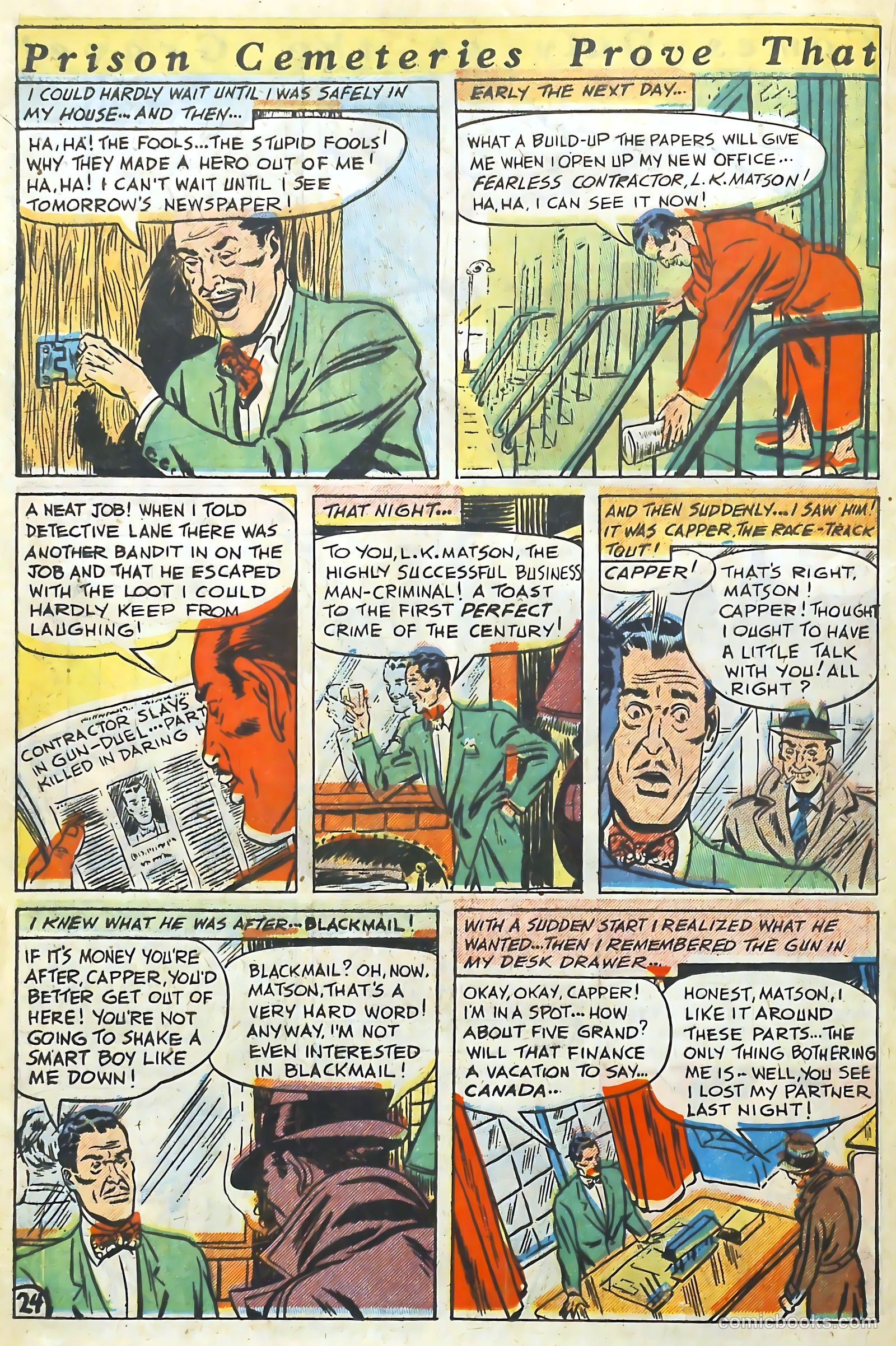 The Perfect Crime #3 (1951) — page 24 of 52