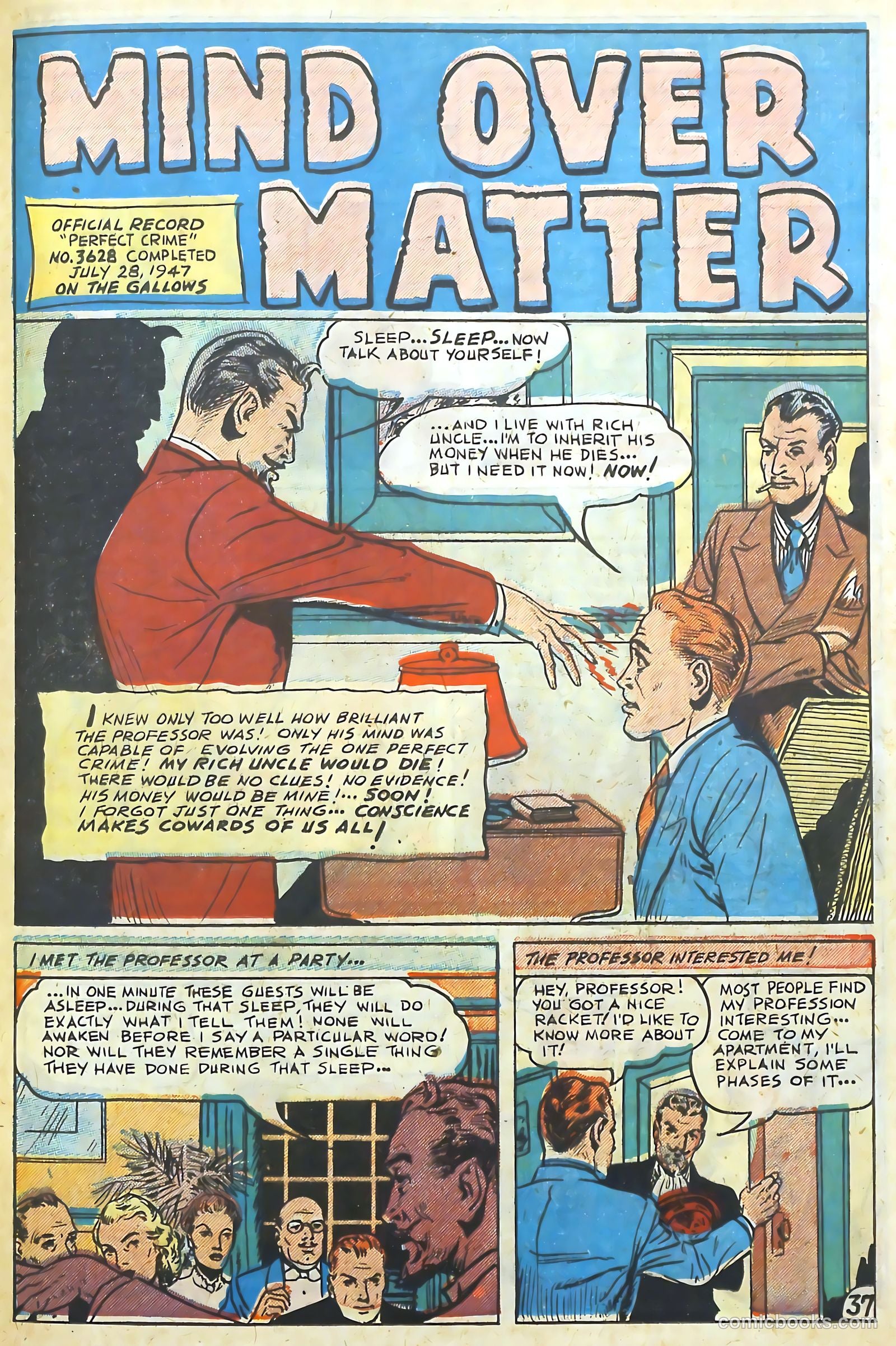 The Perfect Crime #3 (1951) — page 37 of 52