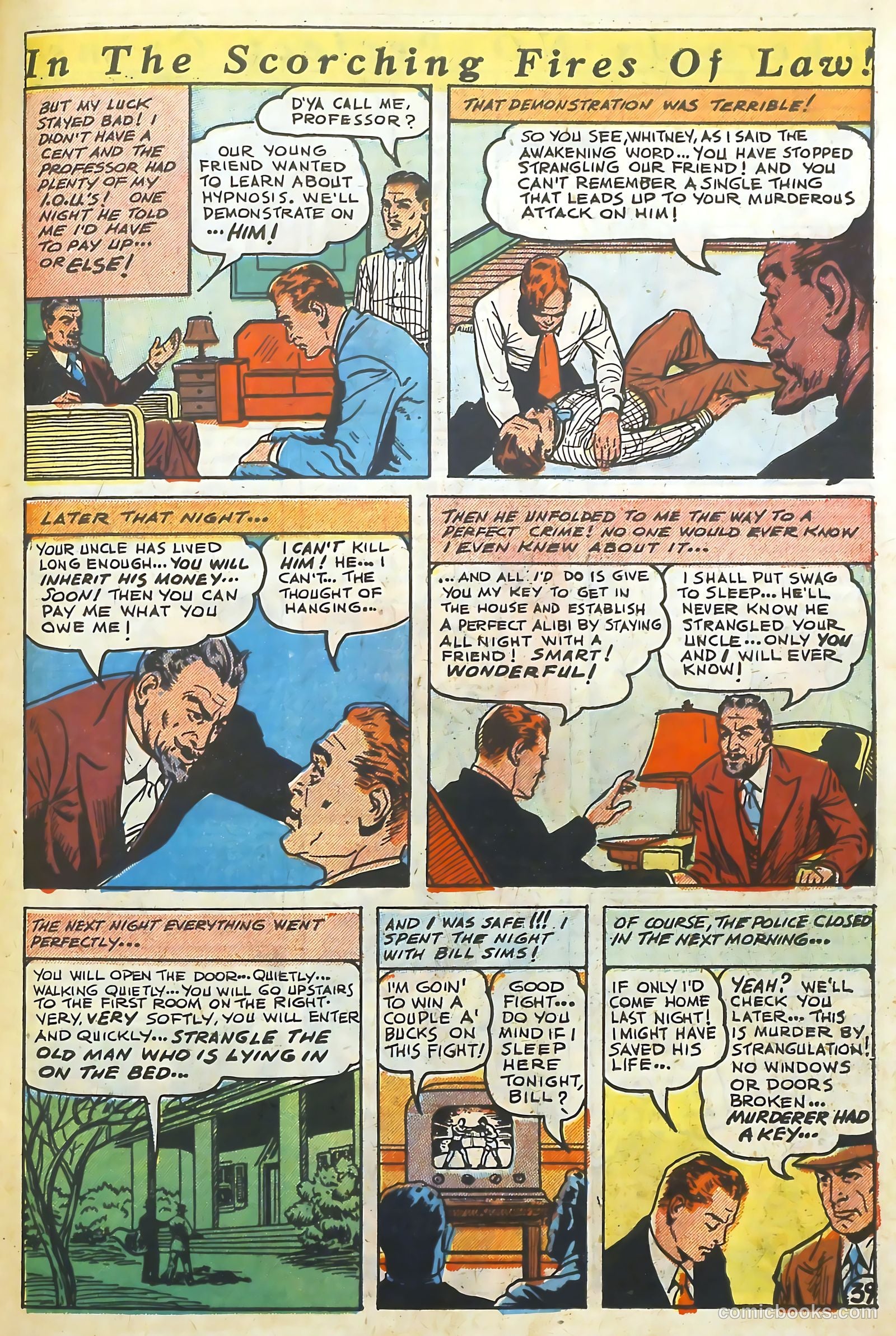 The Perfect Crime #3 (1951) — page 39 of 52