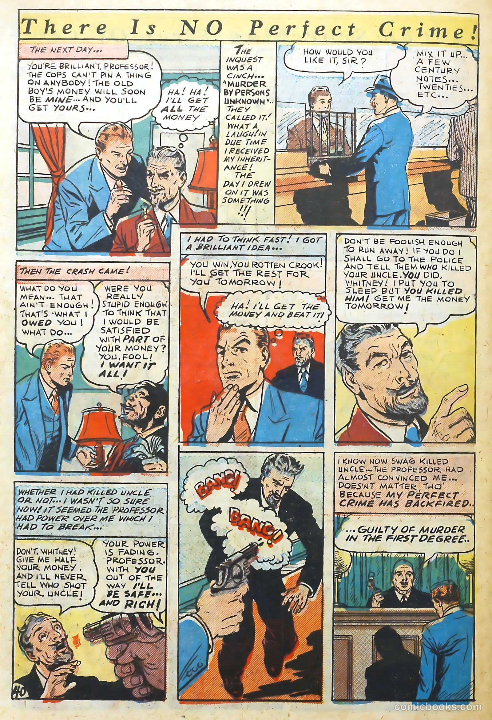 The Perfect Crime #3 (1951) — page 40 of 52