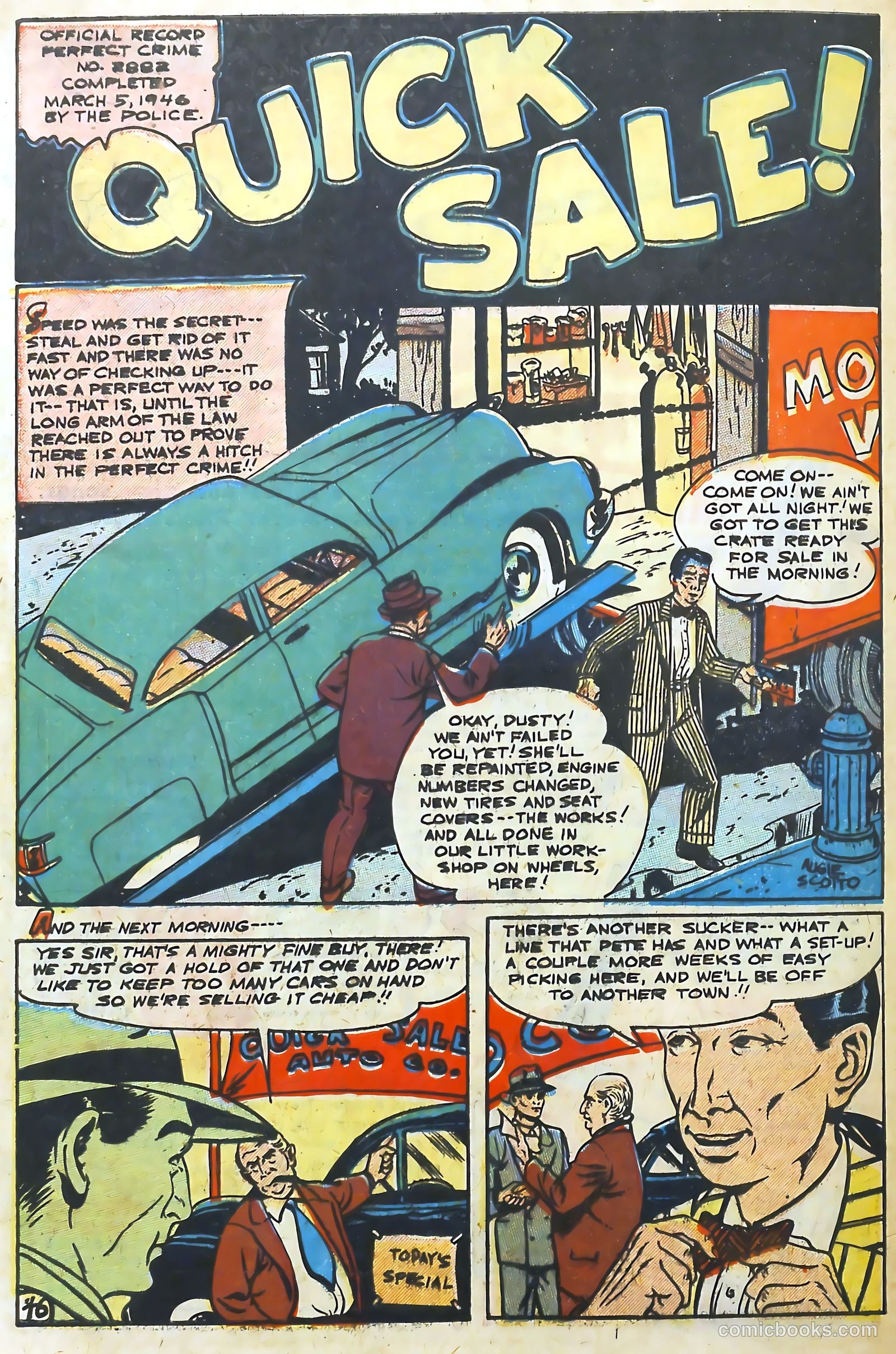 The Perfect Crime #3 (1951) — page 46 of 52