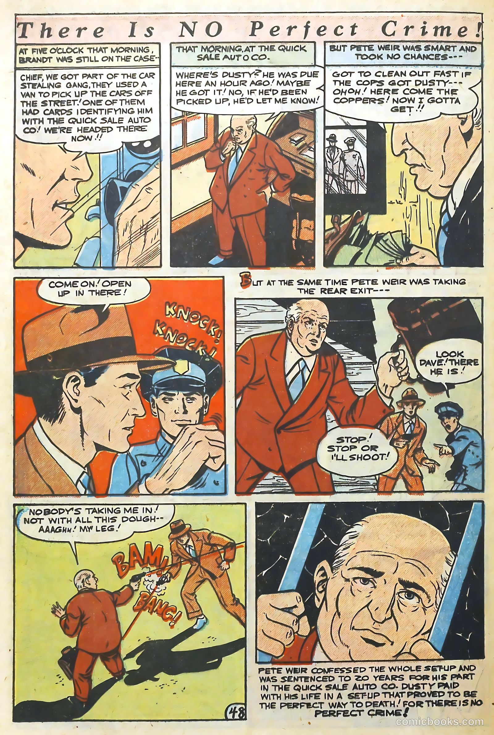 The Perfect Crime #3 (1951) — page 48 of 52