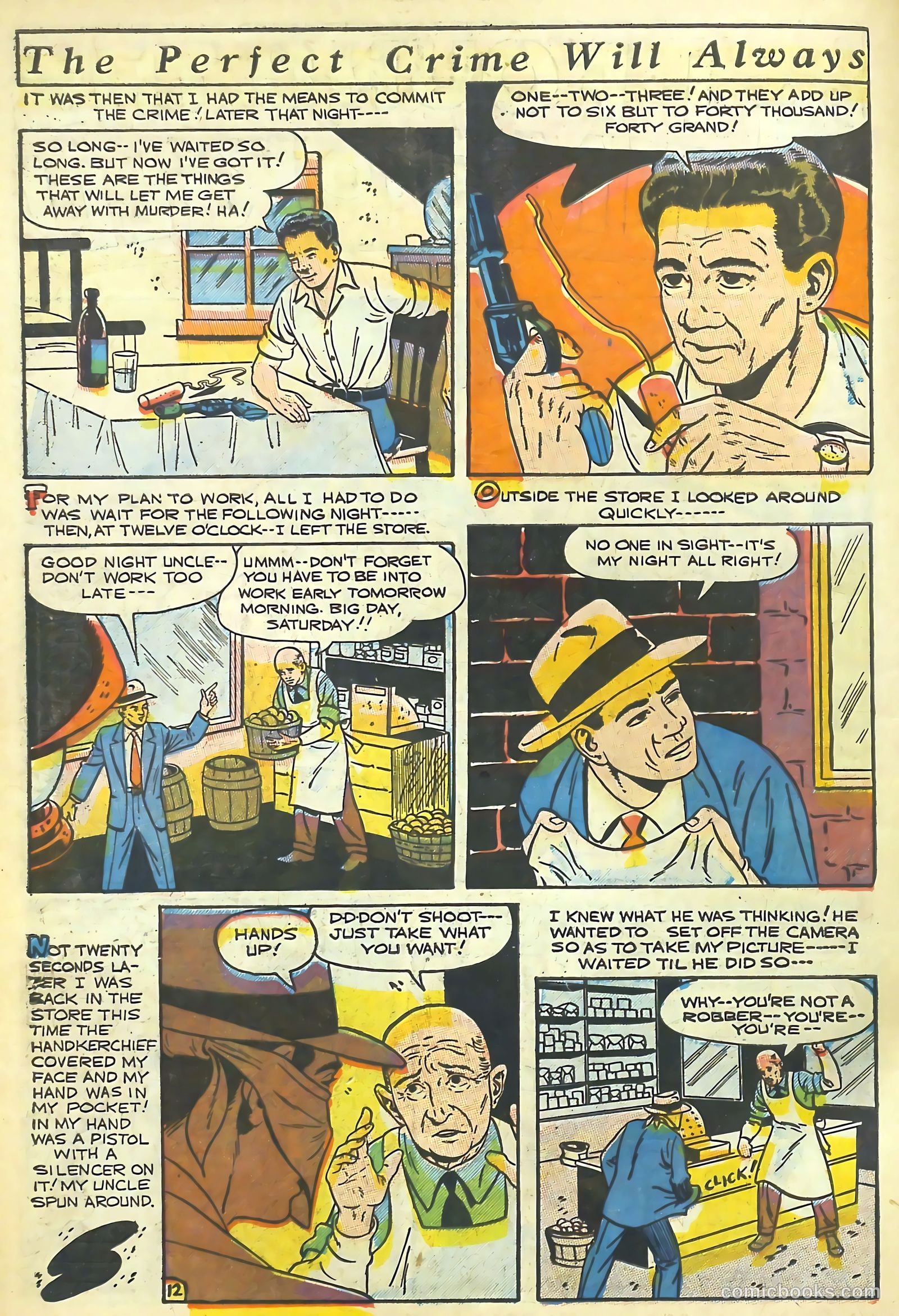 The Perfect Crime #4 (1951) — page 12 of 52