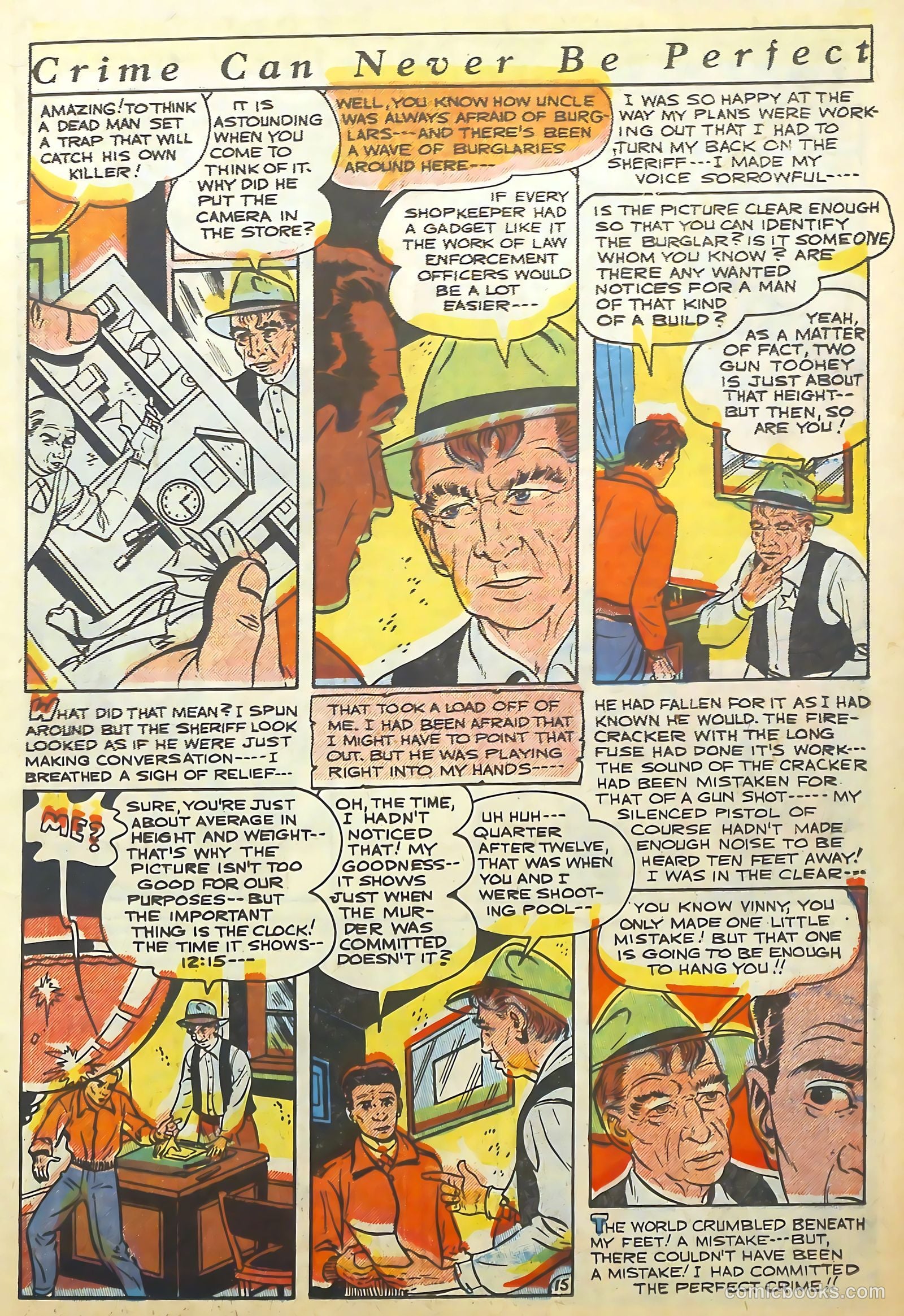 The Perfect Crime #4 (1951) — page 15 of 52