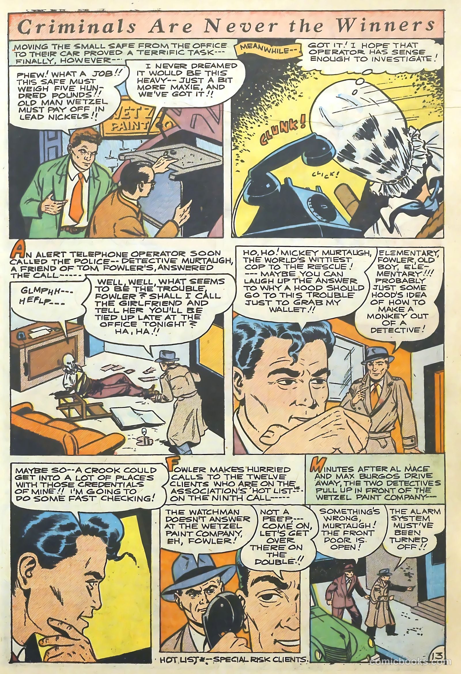 The Perfect Crime #5 (1951) — page 13 of 52