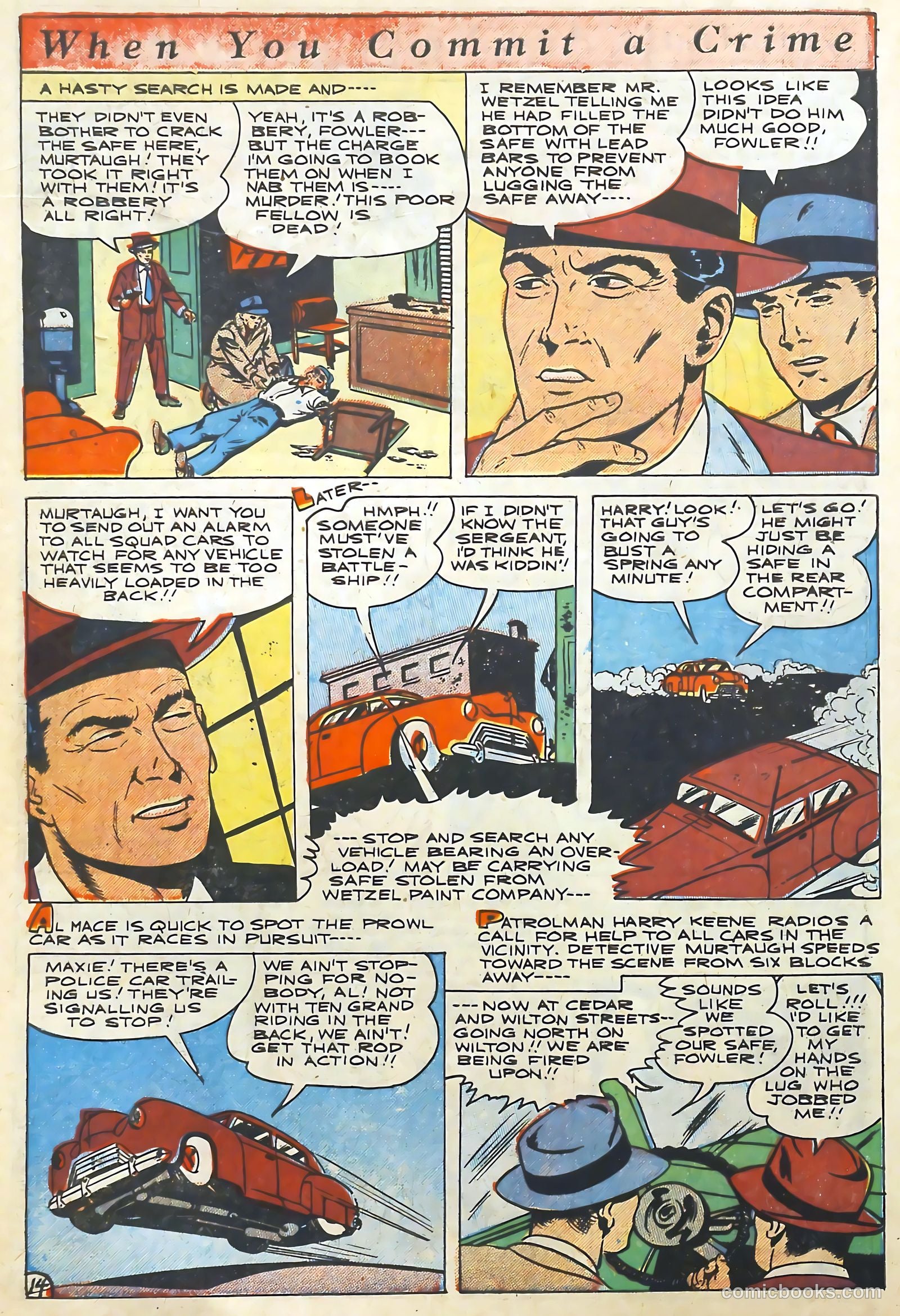 The Perfect Crime #5 (1951) — page 14 of 52