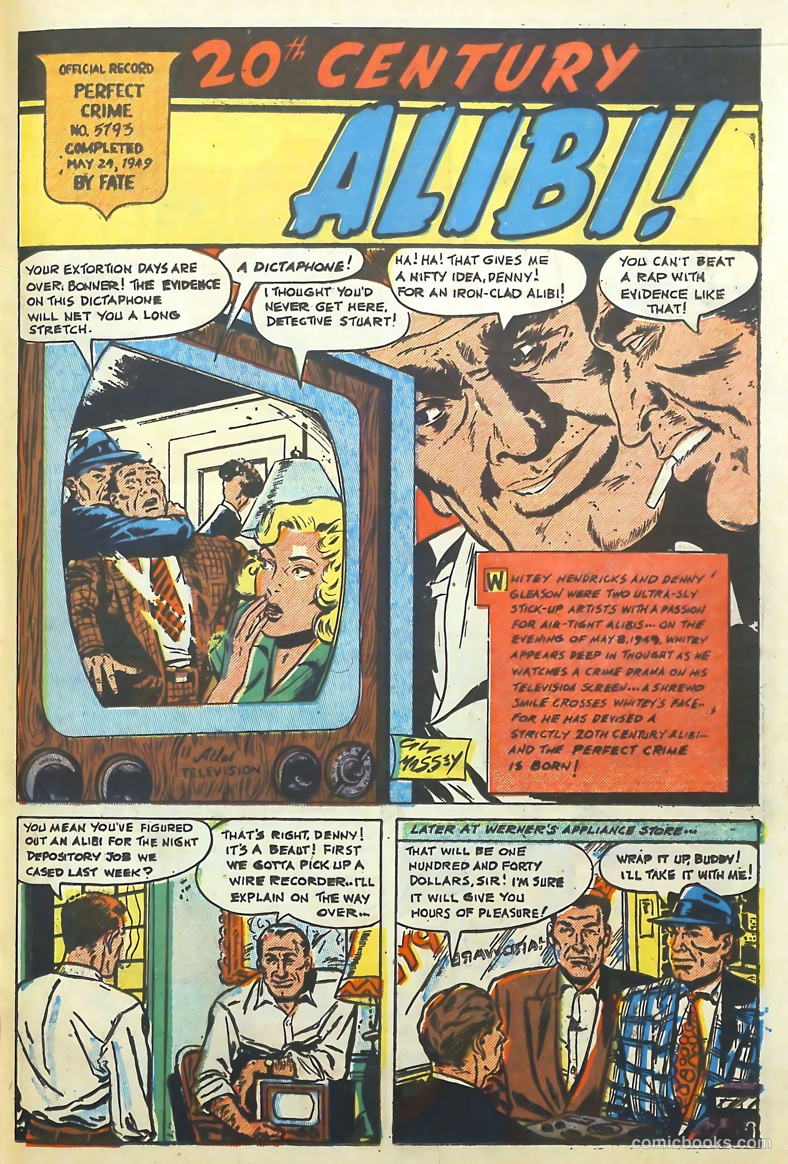 The Perfect Crime #5 (1951) — page 31 of 52