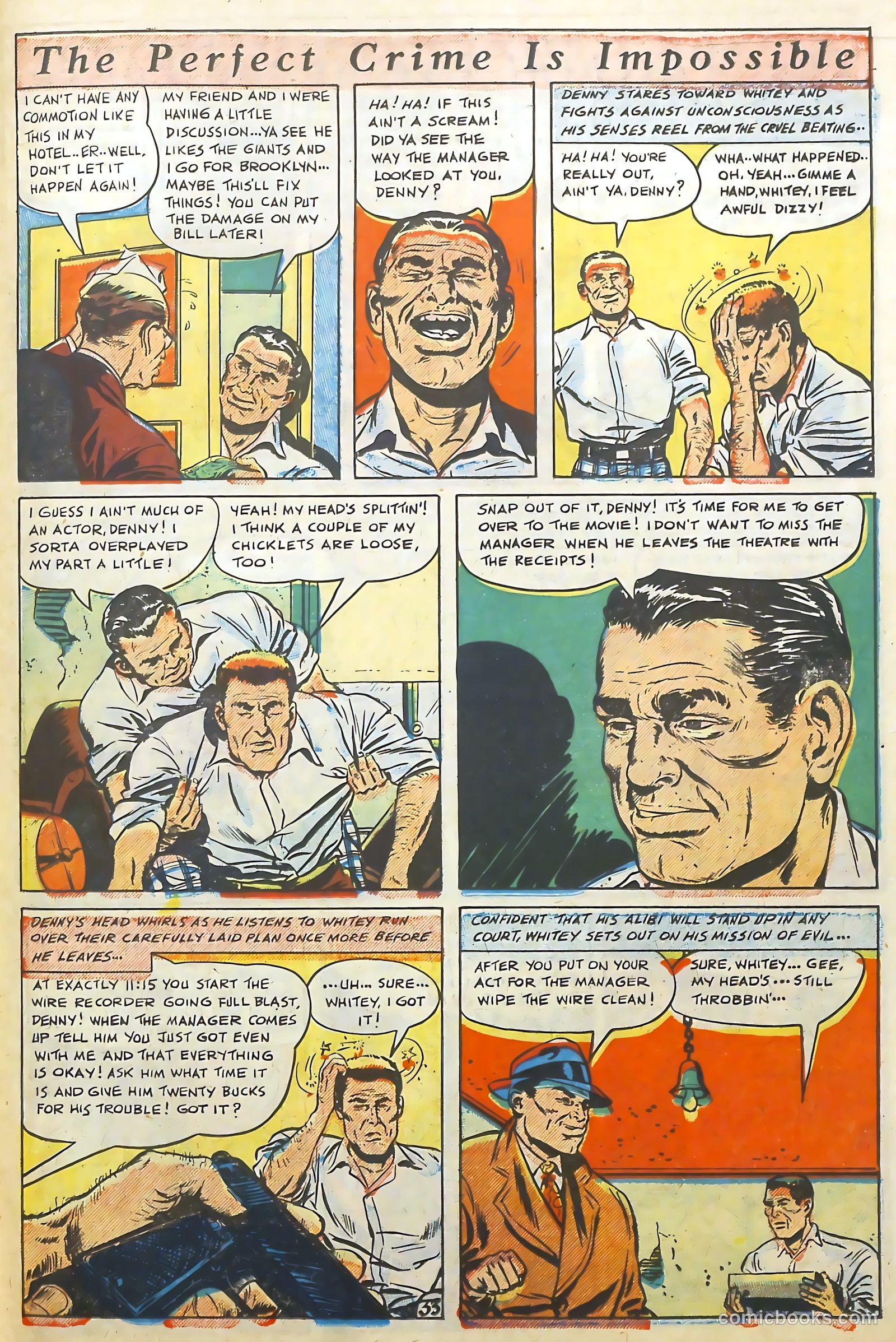 The Perfect Crime #5 (1951) — page 33 of 52