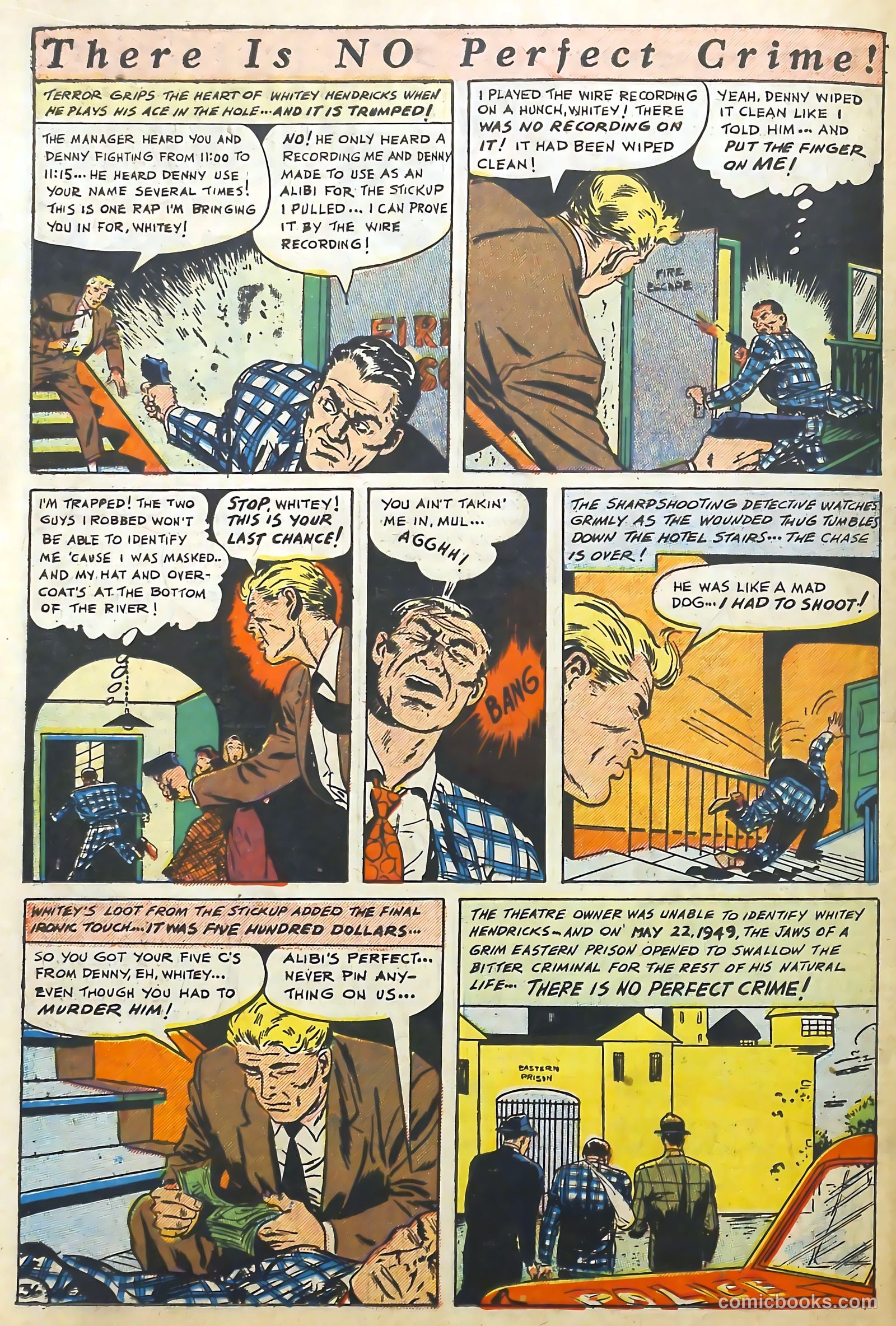 The Perfect Crime #5 (1951) — page 36 of 52