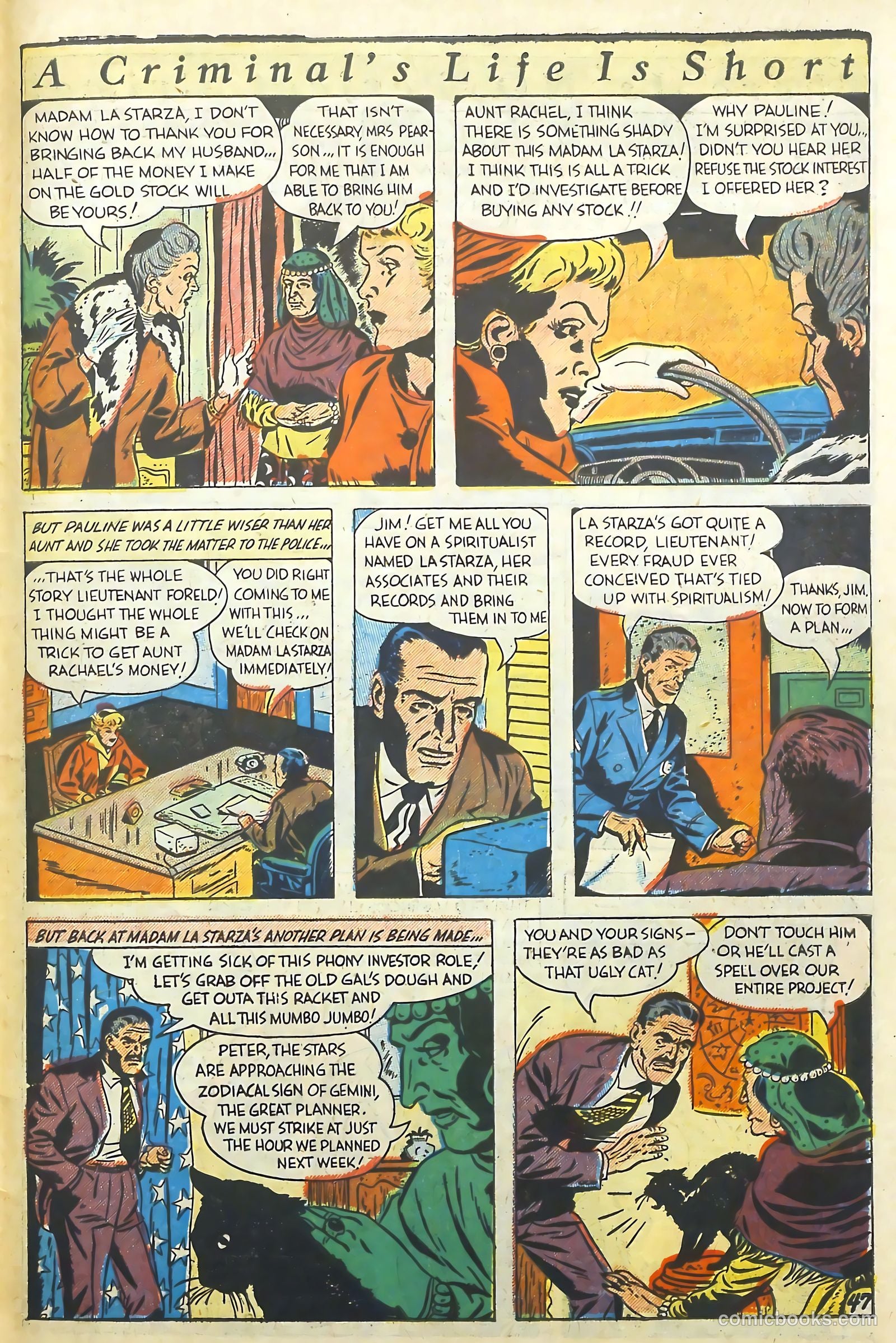The Perfect Crime #5 (1951) — page 47 of 52
