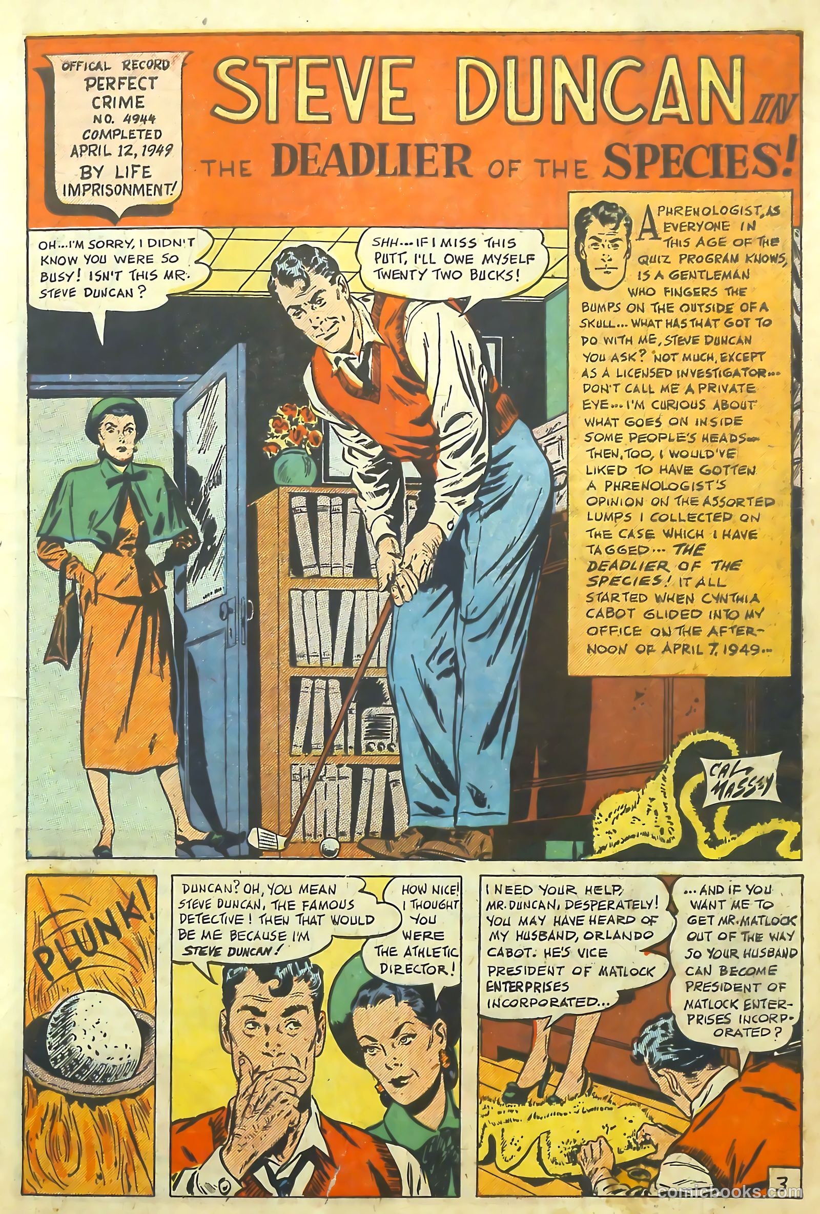 The Perfect Crime #7 (1951) — page 3 of 52