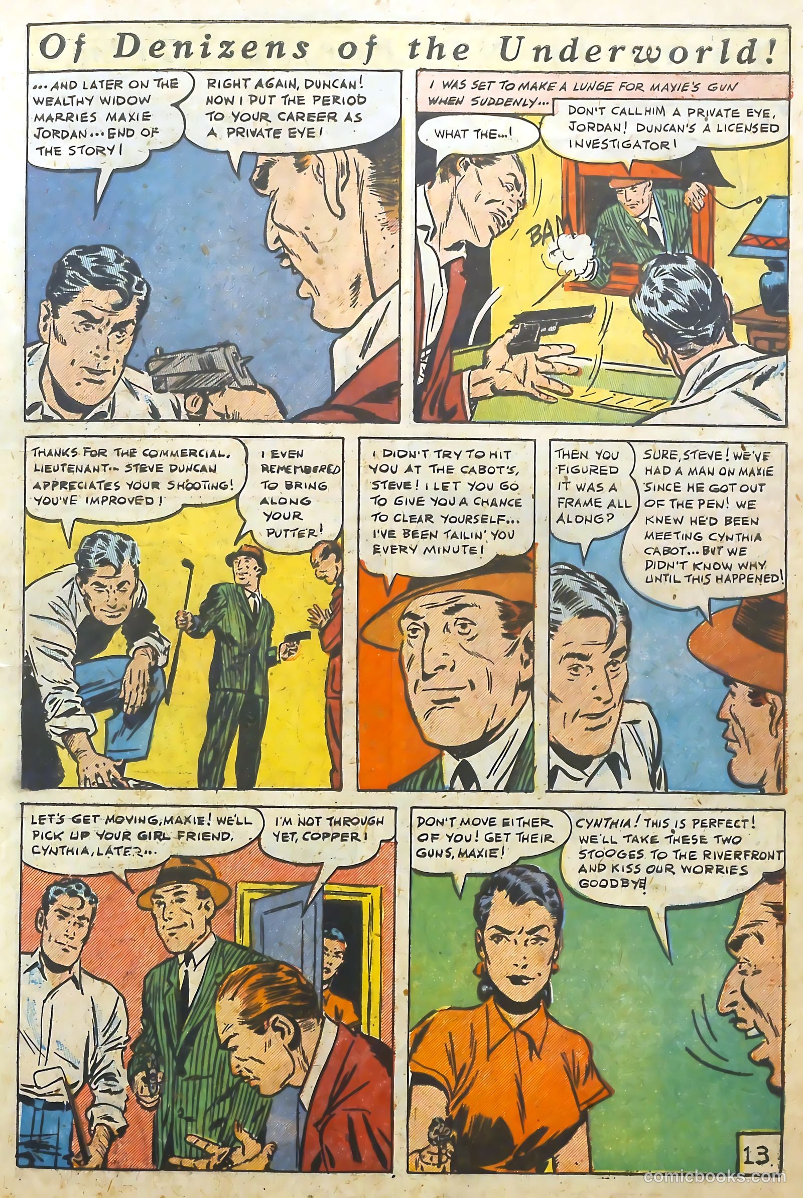 The Perfect Crime #7 (1951) — page 13 of 52