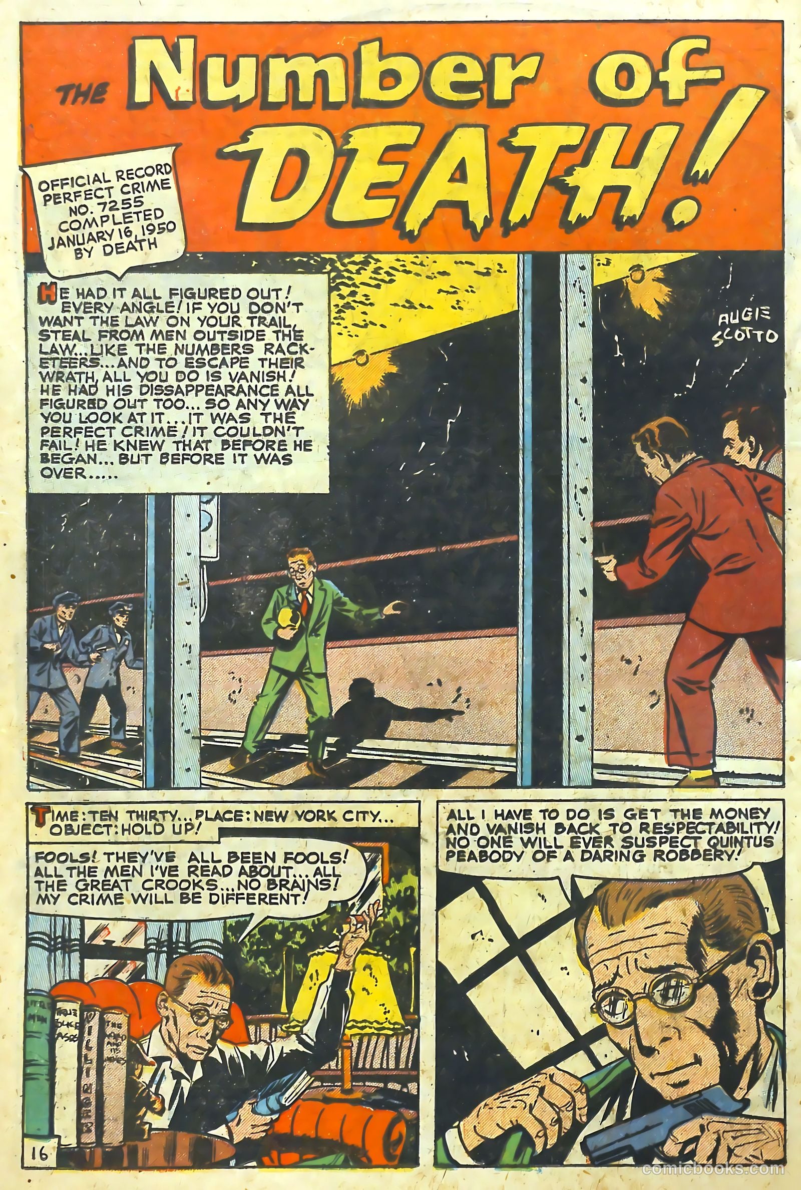 The Perfect Crime #7 (1951) — page 16 of 52