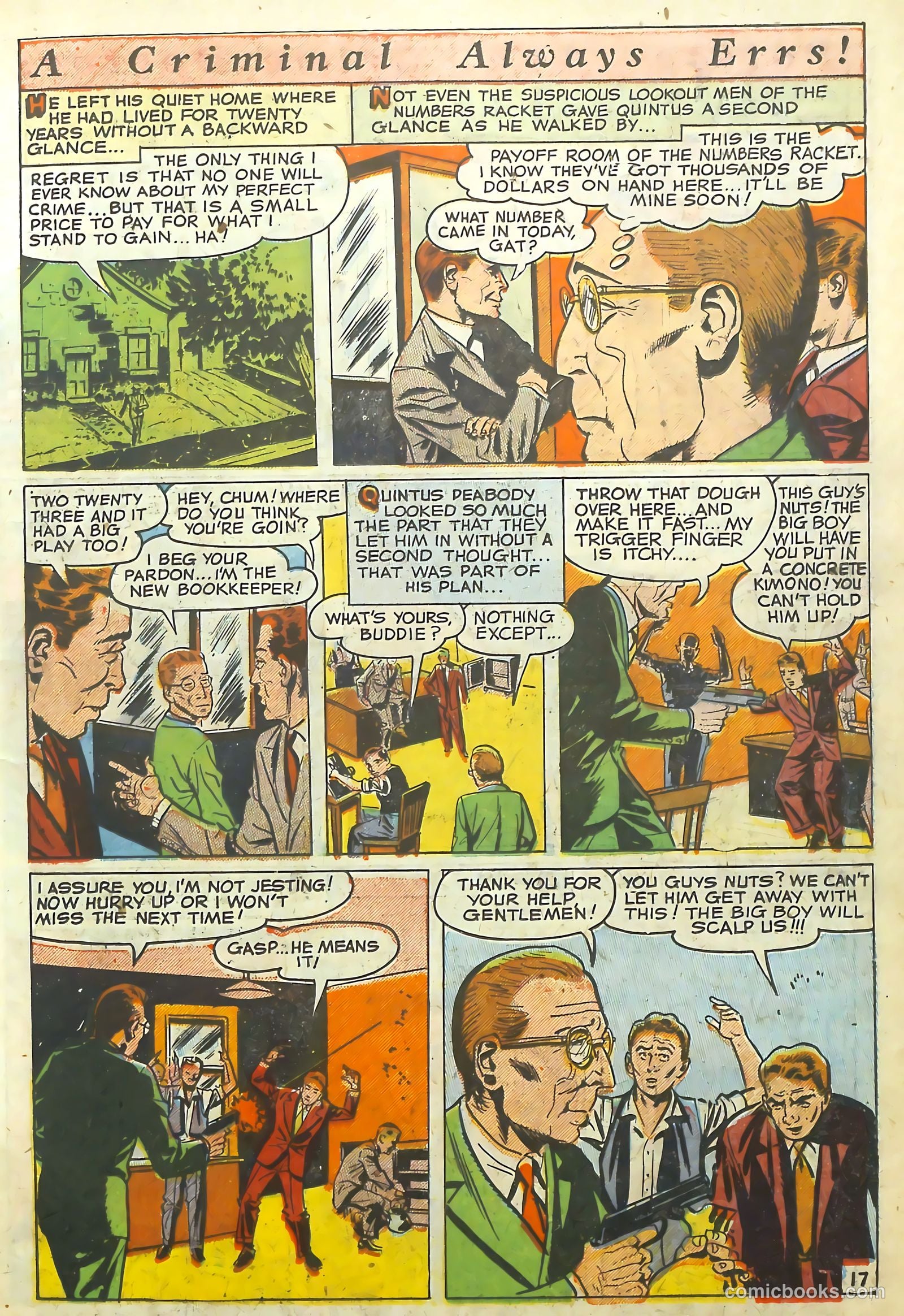 The Perfect Crime #7 (1951) — page 17 of 52