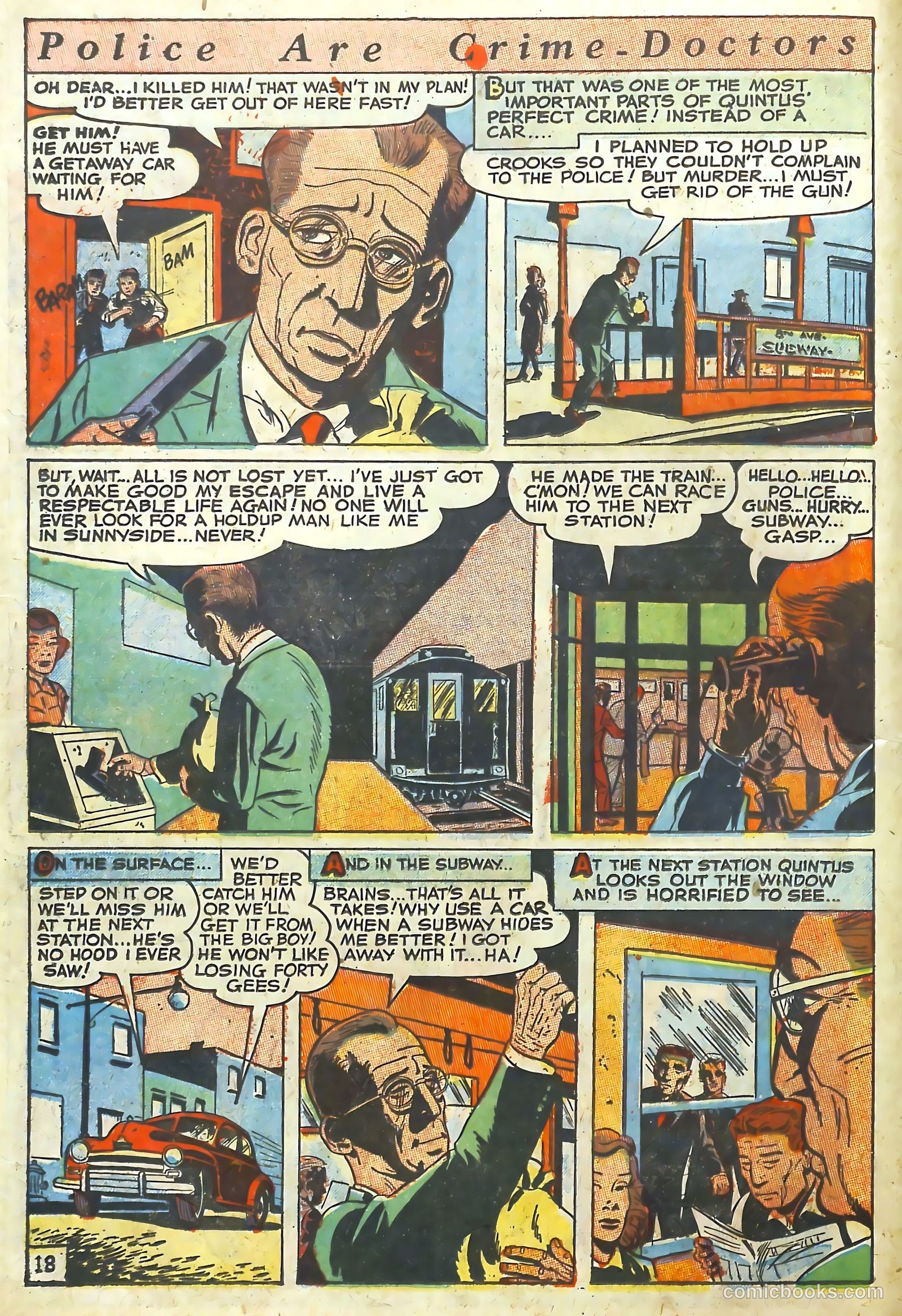 The Perfect Crime #7 (1951) — page 18 of 52