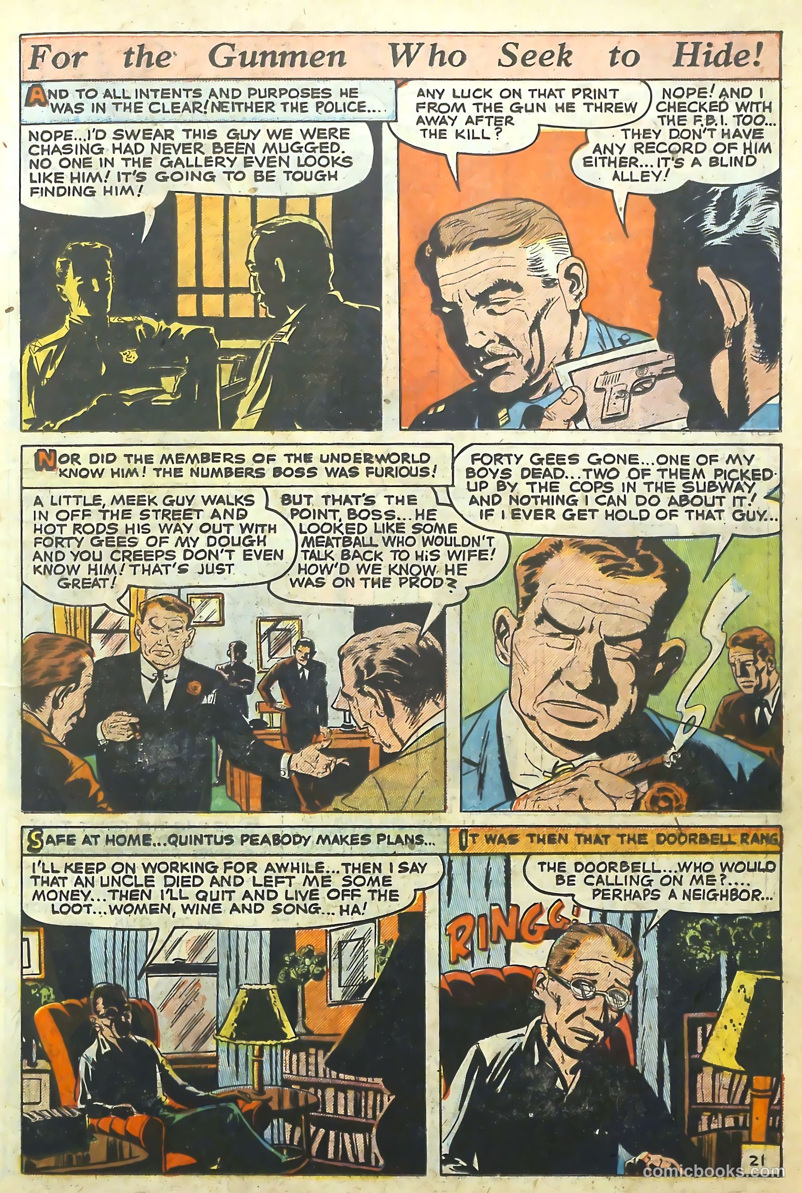 The Perfect Crime #7 (1951) — page 21 of 52