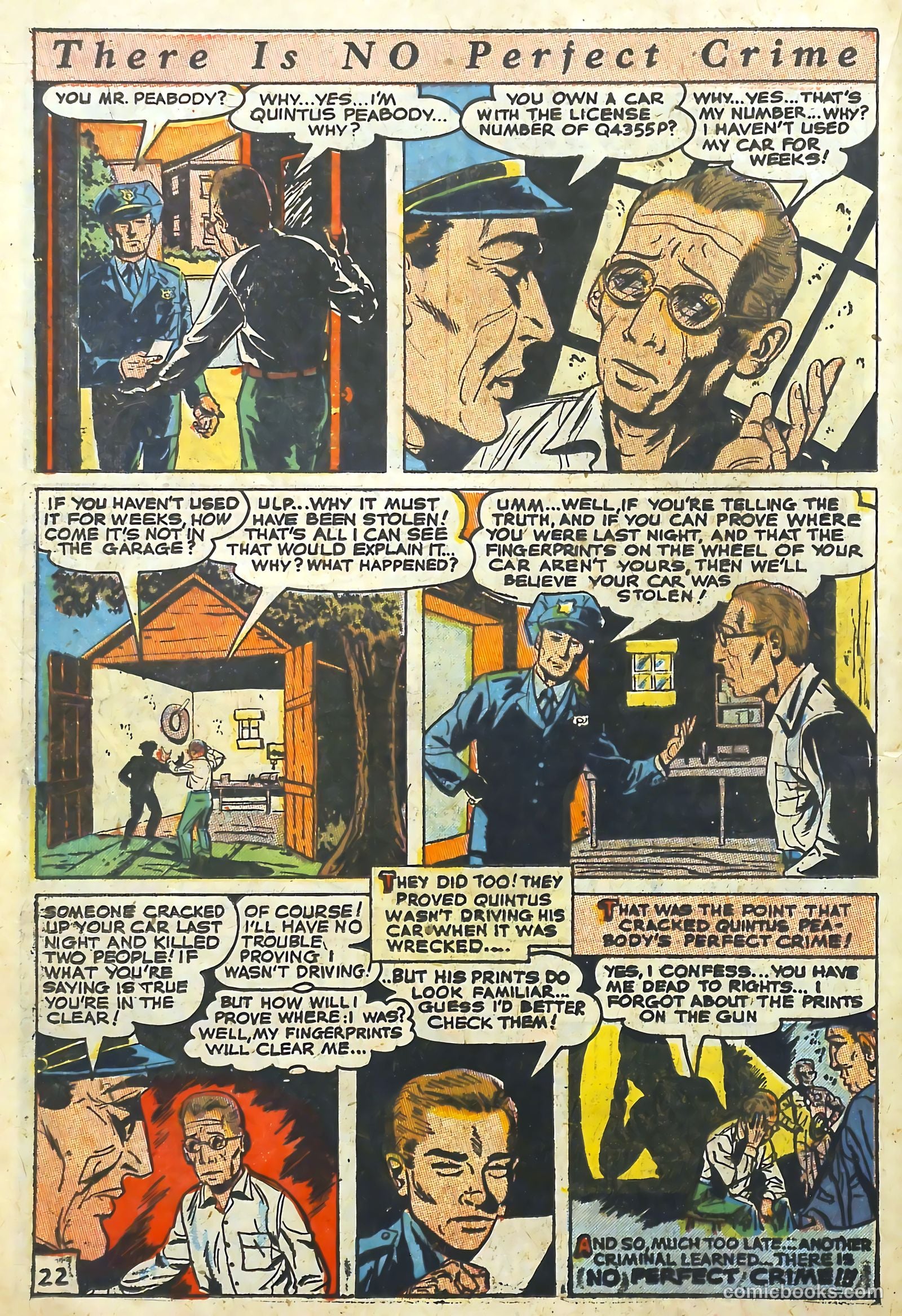The Perfect Crime #7 (1951) — page 22 of 52
