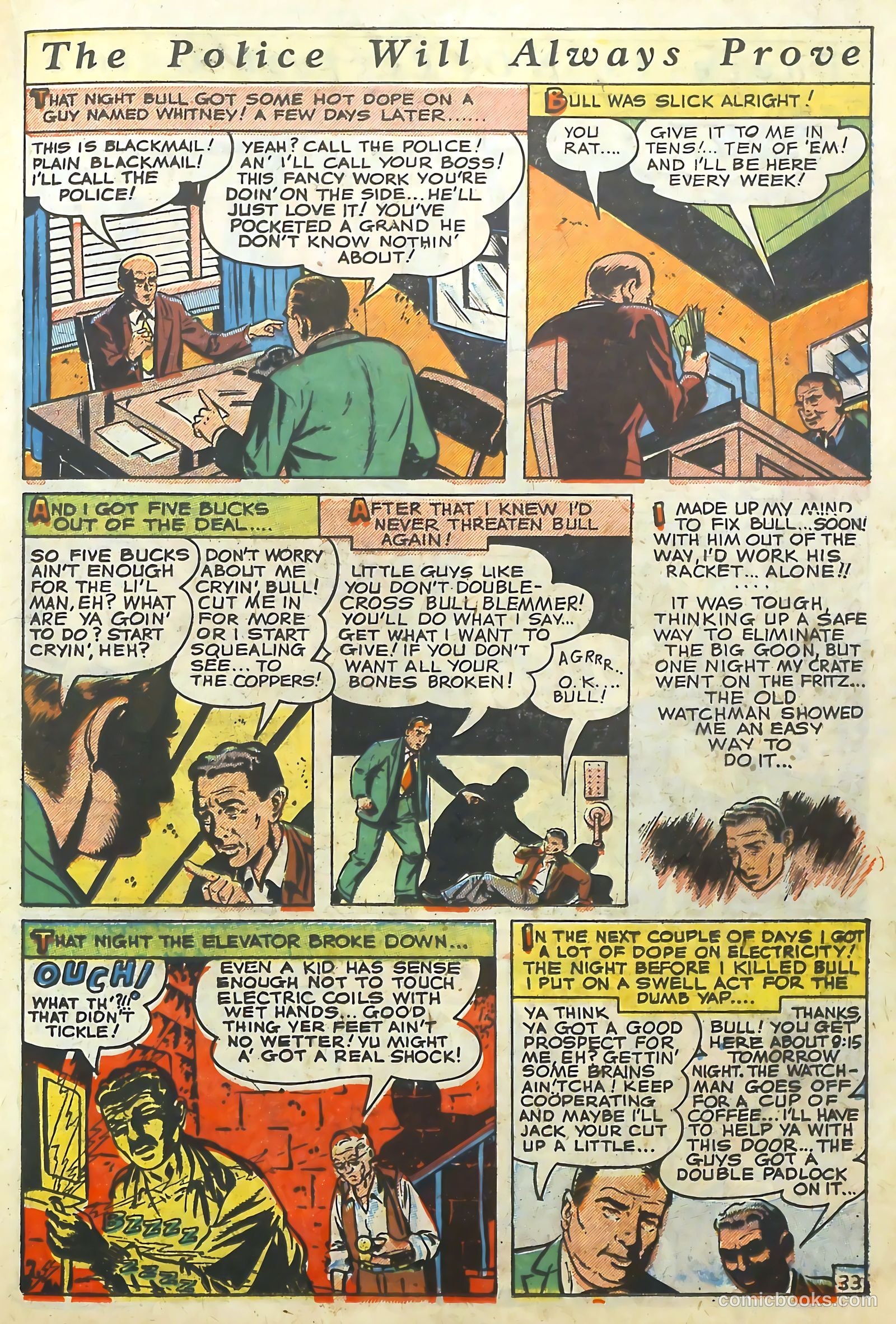 The Perfect Crime #7 (1951) — page 33 of 52