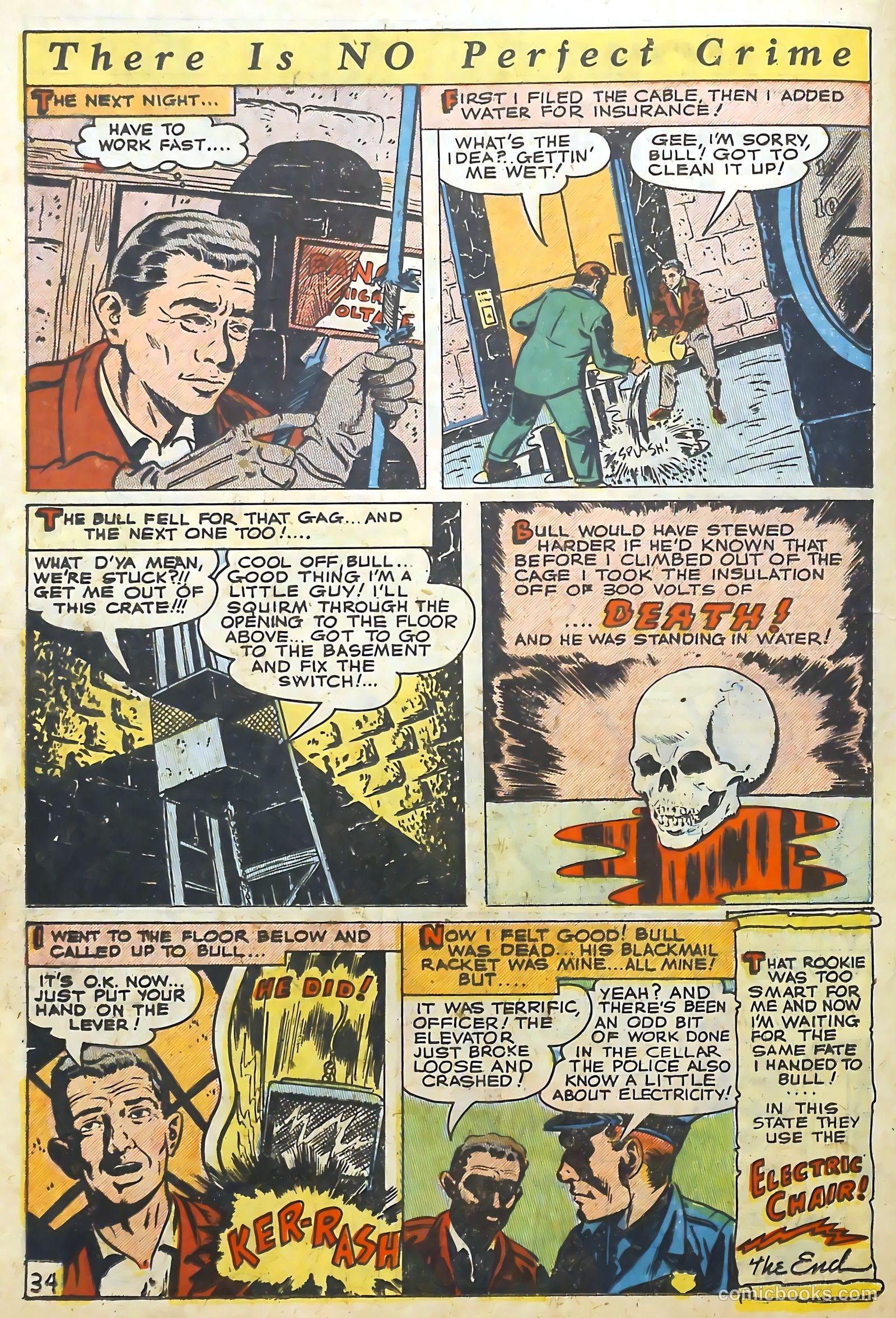The Perfect Crime #7 (1951) — page 34 of 52