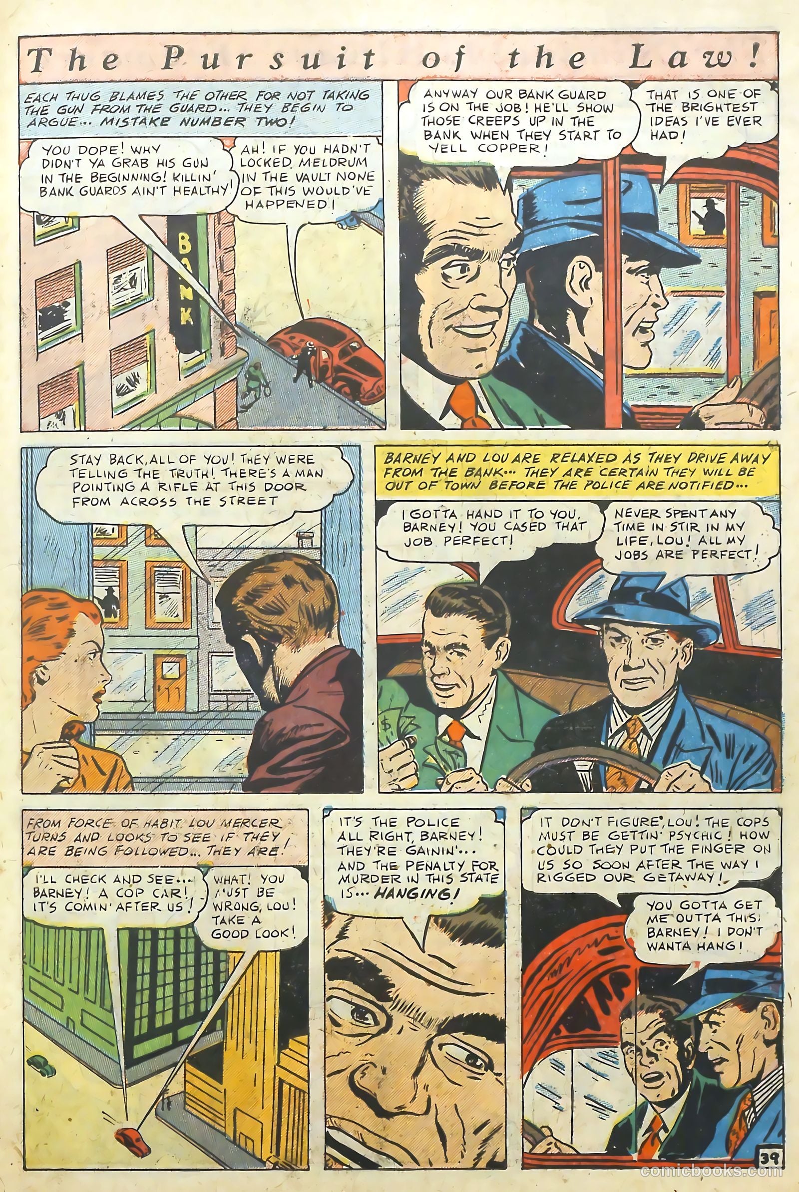 The Perfect Crime #7 (1951) — page 39 of 52