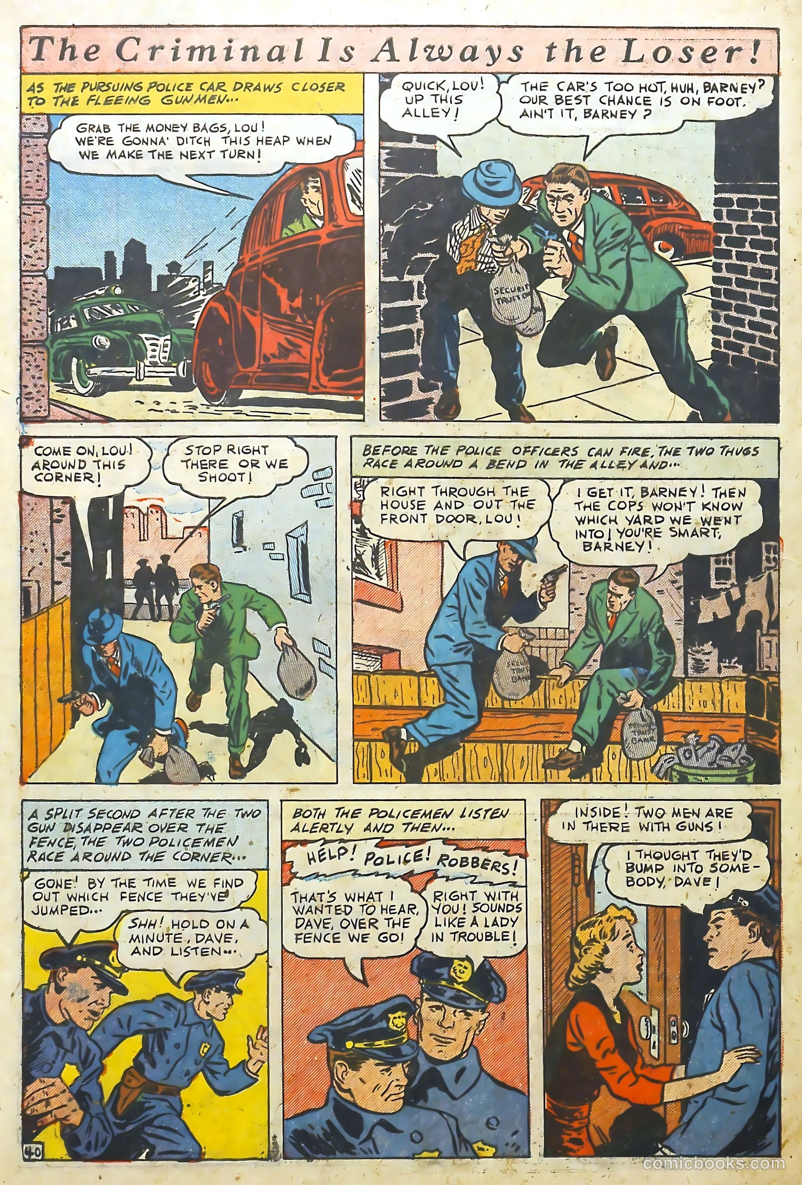 The Perfect Crime #7 (1951) — page 40 of 52