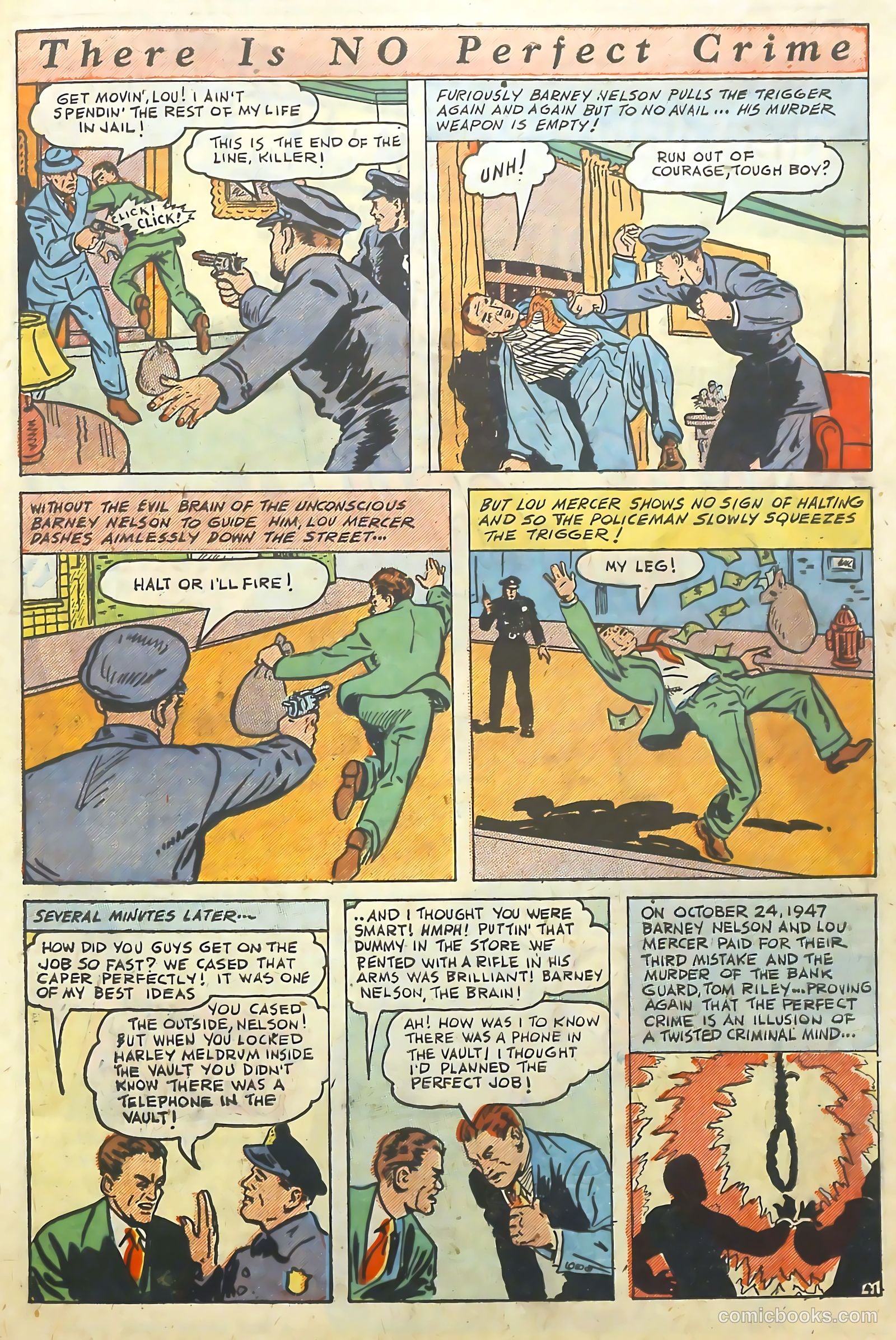 The Perfect Crime #7 (1951) — page 41 of 52