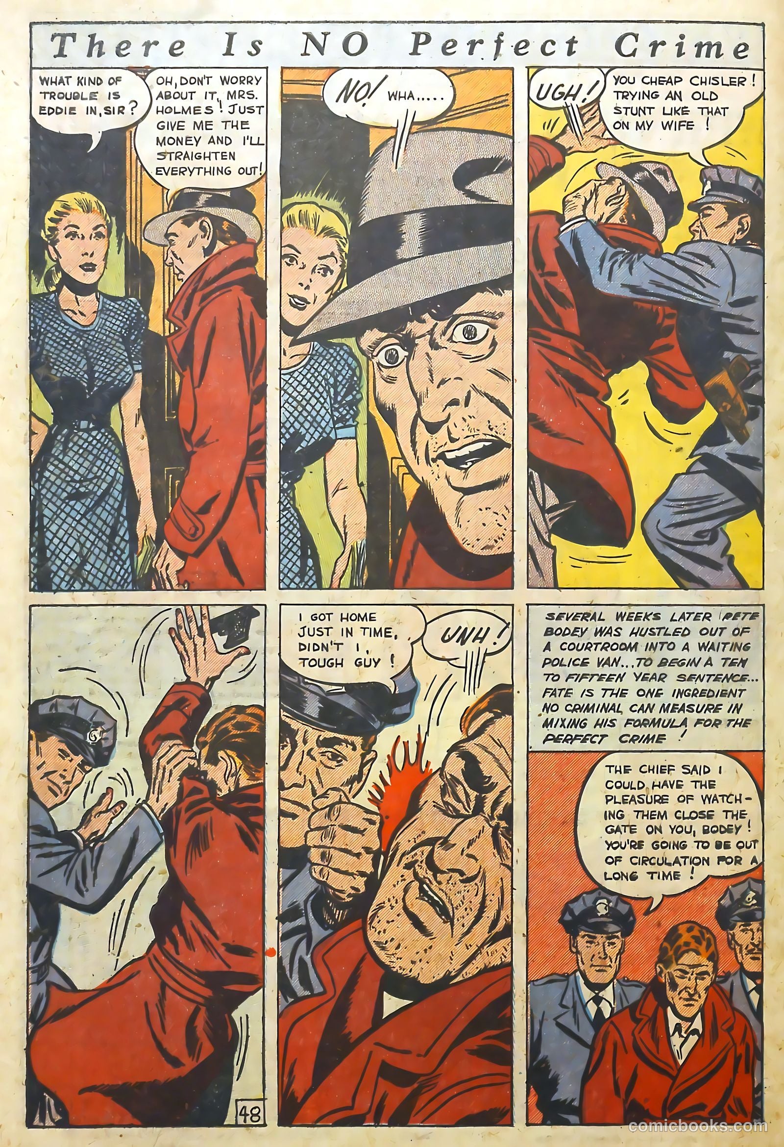The Perfect Crime #7 (1951) — page 48 of 52